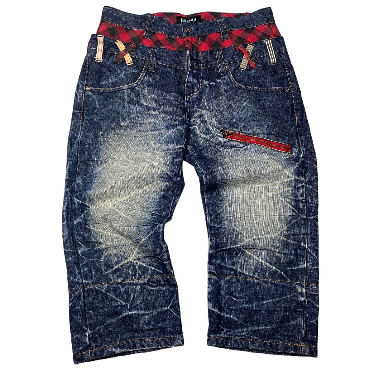2000's Nylaus Double Waist Seawash Shorts