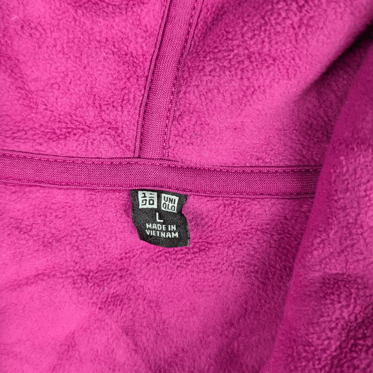 Japanese Brand UNIQLO Pink Fluffy Fleece Jacket With Hoodie Size M / US 6-8 / IT 42-44 - 13 Thumbnail