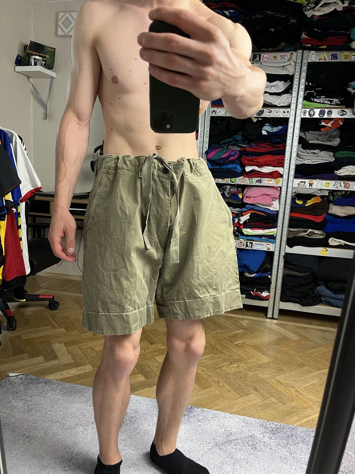 Polo Ralph Lauren Vintage Polo Ralph Lauren Military Cargo Shorts Baggy Y2k Size US 36 / EU 52 - 14 Thumbnail
