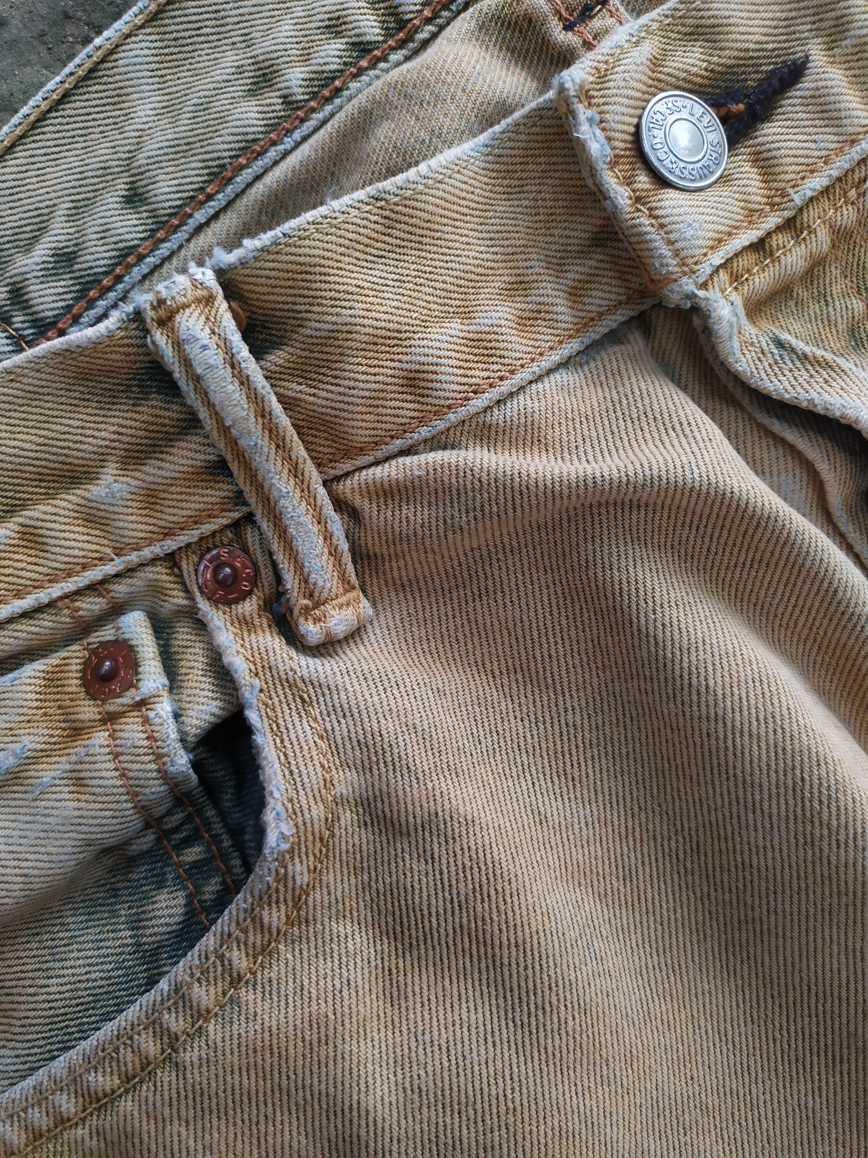 Levi's × Levi's Vintage Clothing Vintage Levi's 501 Mudwash Denim Size US 35 - 3 Thumbnail