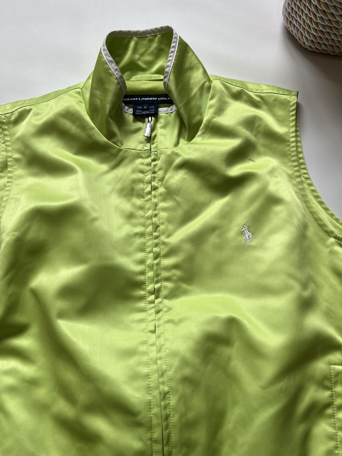 Ralph Lauren Vintage Nylon Vest Polo Ralph Lauren Golf Size US L / EU 52-54 / 3 - 2 Thumbnail
