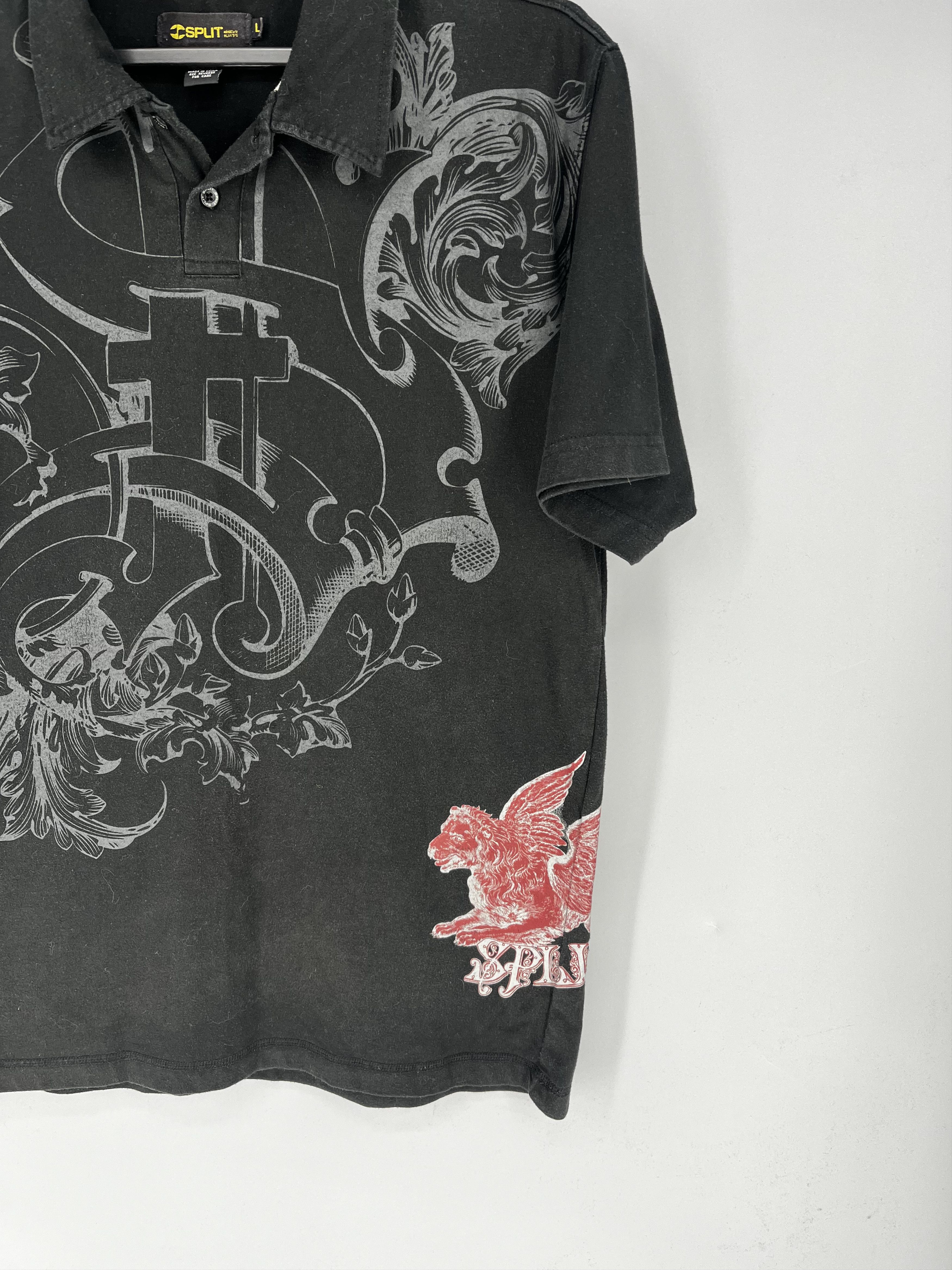Affliction Split Vintage Affliction Style Y2K Goth Emo Style Skategang Size US L / EU 52-54 / 3 - 7 Thumbnail