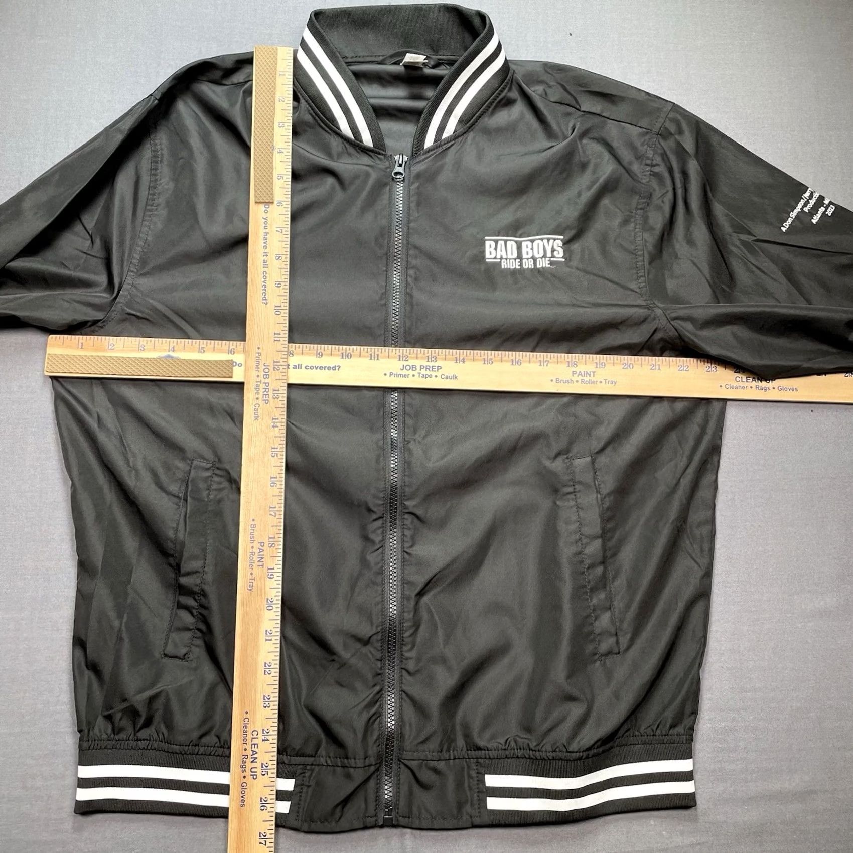 Vintage BAD Boys Ride or Die Movie Promo Jacket Large Crew Film Bomber 2023 Studio Mens L Black Movie Theme Boys Crew Jacket Size US L / EU 52-54 / 3 - 5 Thumbnail