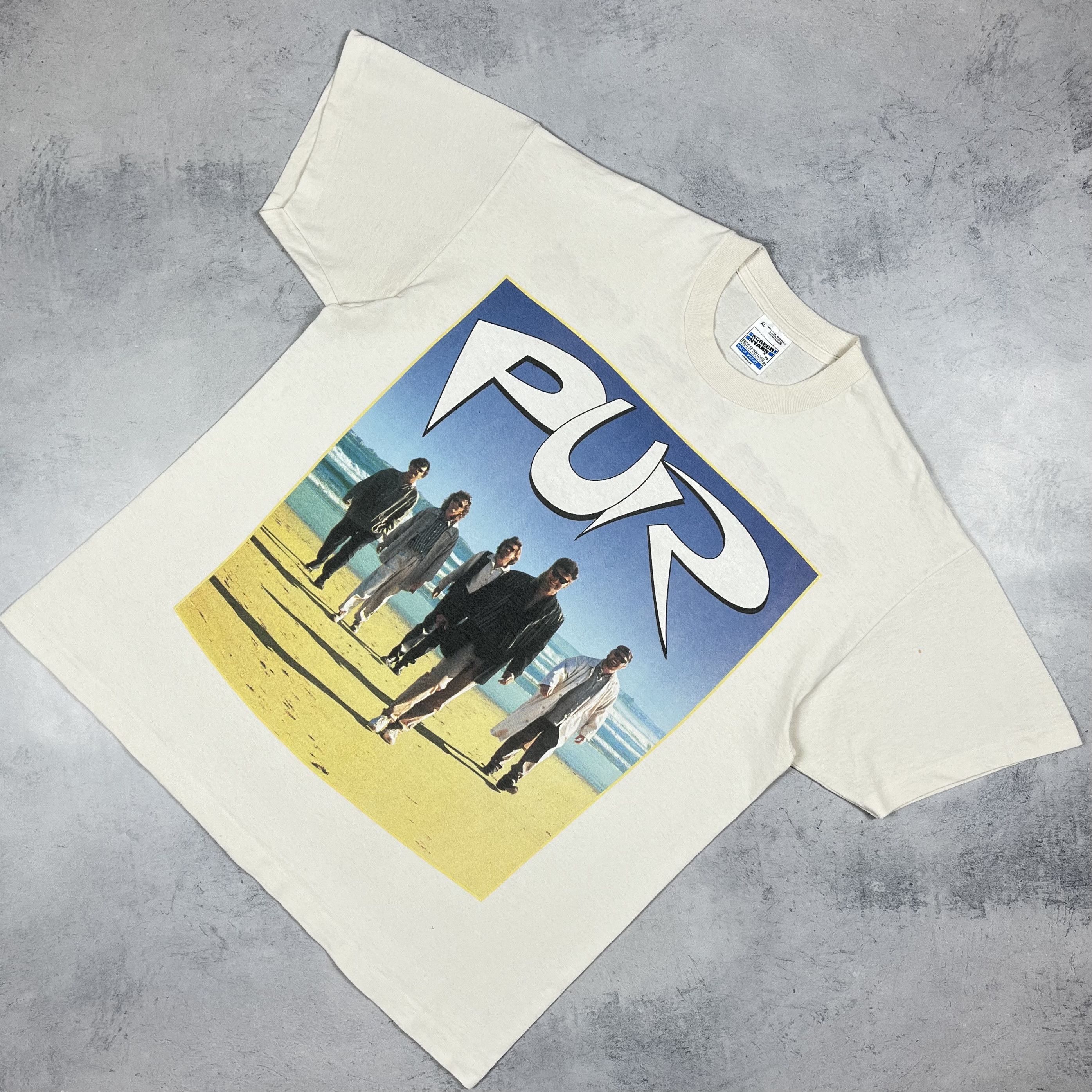Band Tees Vintage PUR Rock Band Open Air Tour T Shirt 1996 Size US XL / EU 56 / 4 - 1 Thumbnail