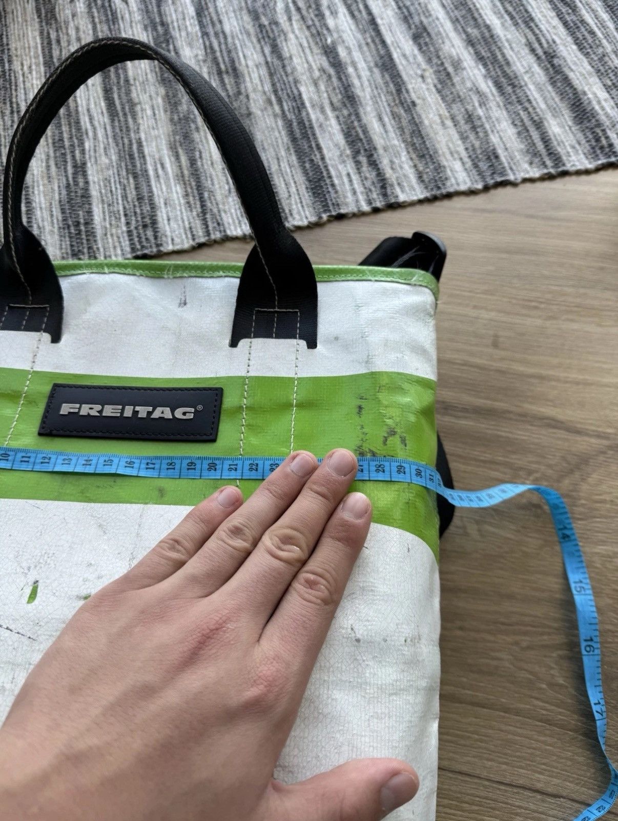 Freitag Freitag Handbag F203 Vintage Green Crossbody Shoulder Bag Size ONE SIZE - 13 Thumbnail