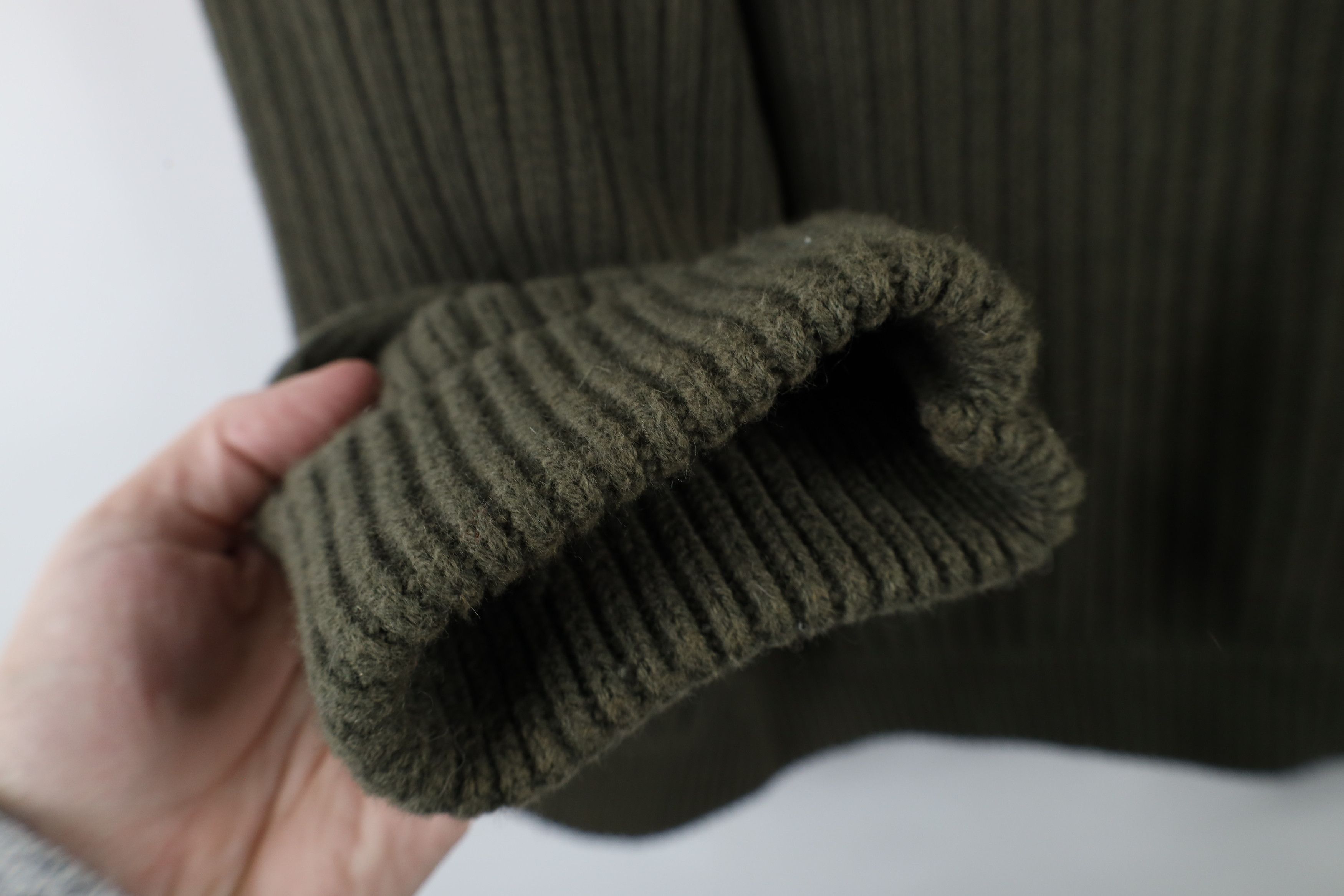 Duluth Trading Company × Vintage Duluth Trading Co Ribbed Knit High Neck Military Sweater Size US XXL / EU 58 / 5 - 6 Thumbnail