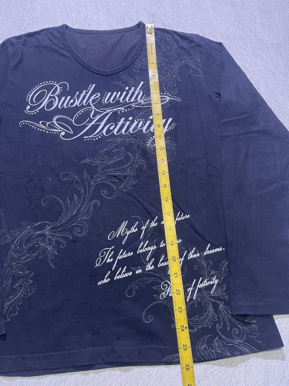 Japanese Brand Y2K BUSTYLE long sleeve tshirt Size US M / EU 48-50 / 2 - 6 Thumbnail