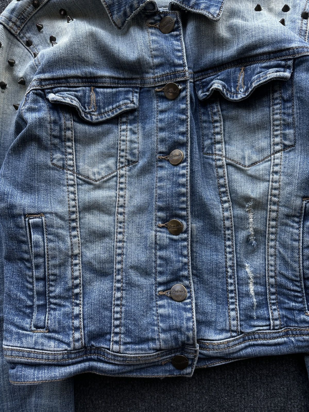 Fiorucci 🚨 WOMEN FIORUCCI BLUE DENIM WOMEN JACKET LUXURY Size S / US 4 / IT 40 - 5 Thumbnail