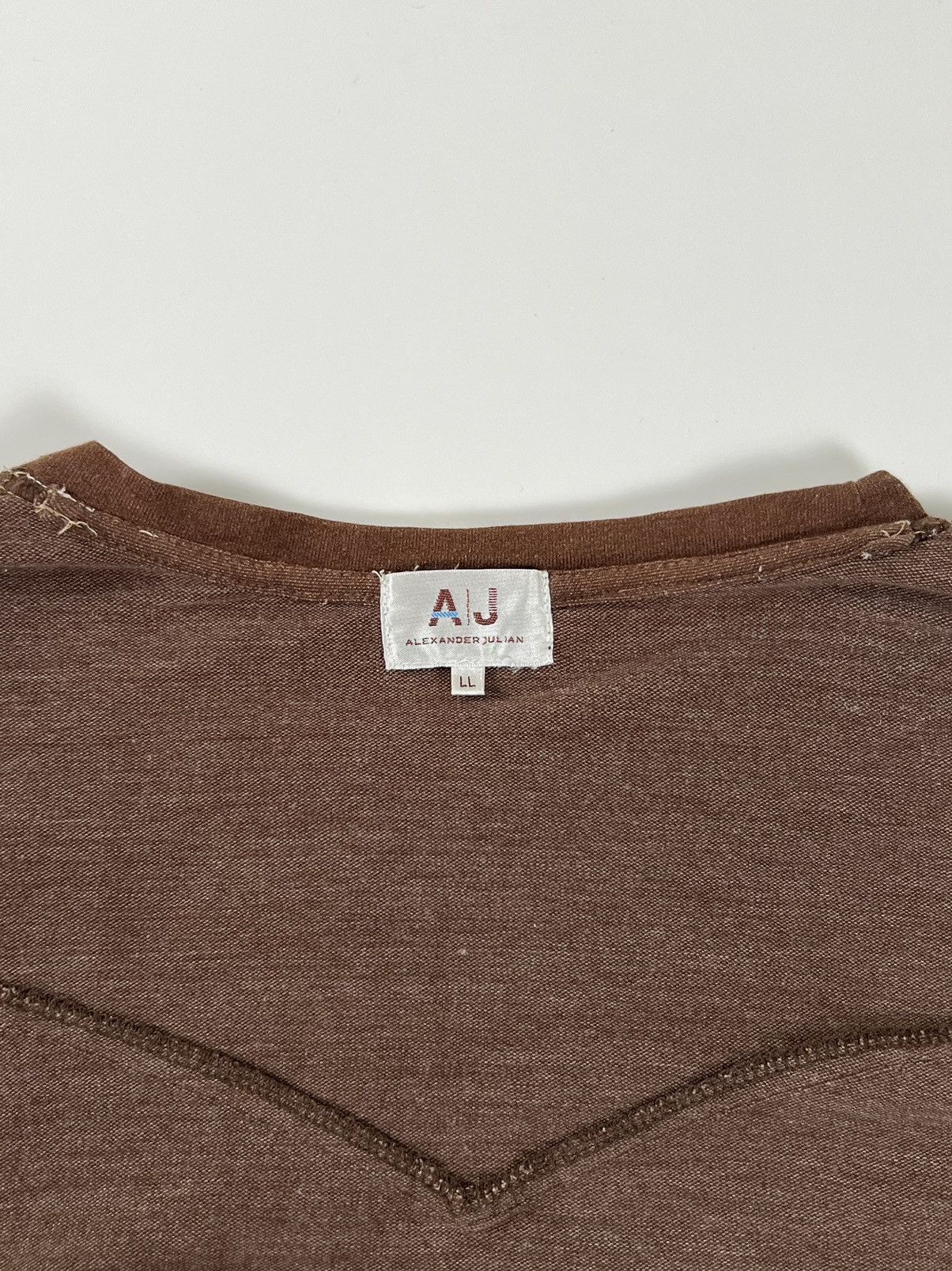 Alexander Julian Alexender Julian Pocket Tee Long Sleeve Tshirt Size US L / EU 52-54 / 3 - 9 Thumbnail