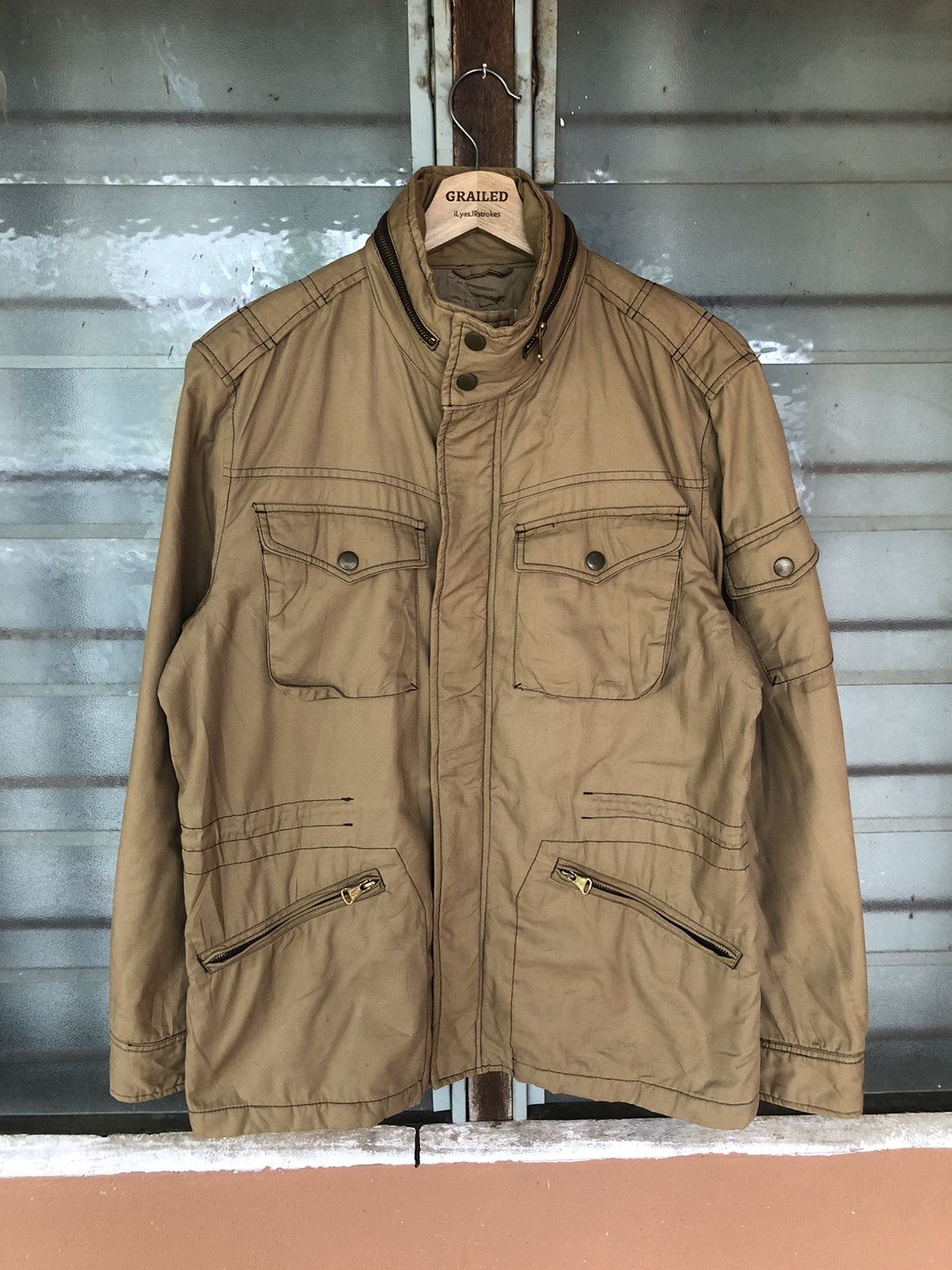 If Six Was Nine × Japanese Brand Vintage Ikka Tactical Jacket Size US M / EU 48-50 / 2 - 3 Thumbnail