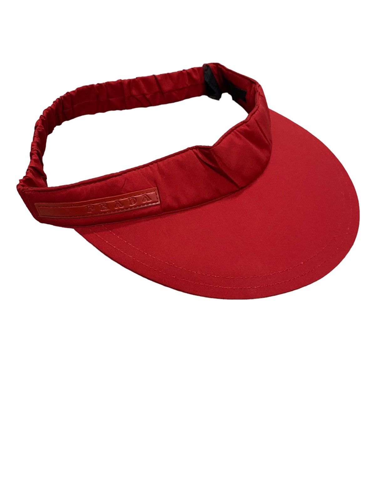 ゆ*♡様 90s prada sport プラダスポーツ 赤 ナイロン キャップ Red Prada Sport Hat Prada Sport 00's Baby Blue Bucket Hat S/M