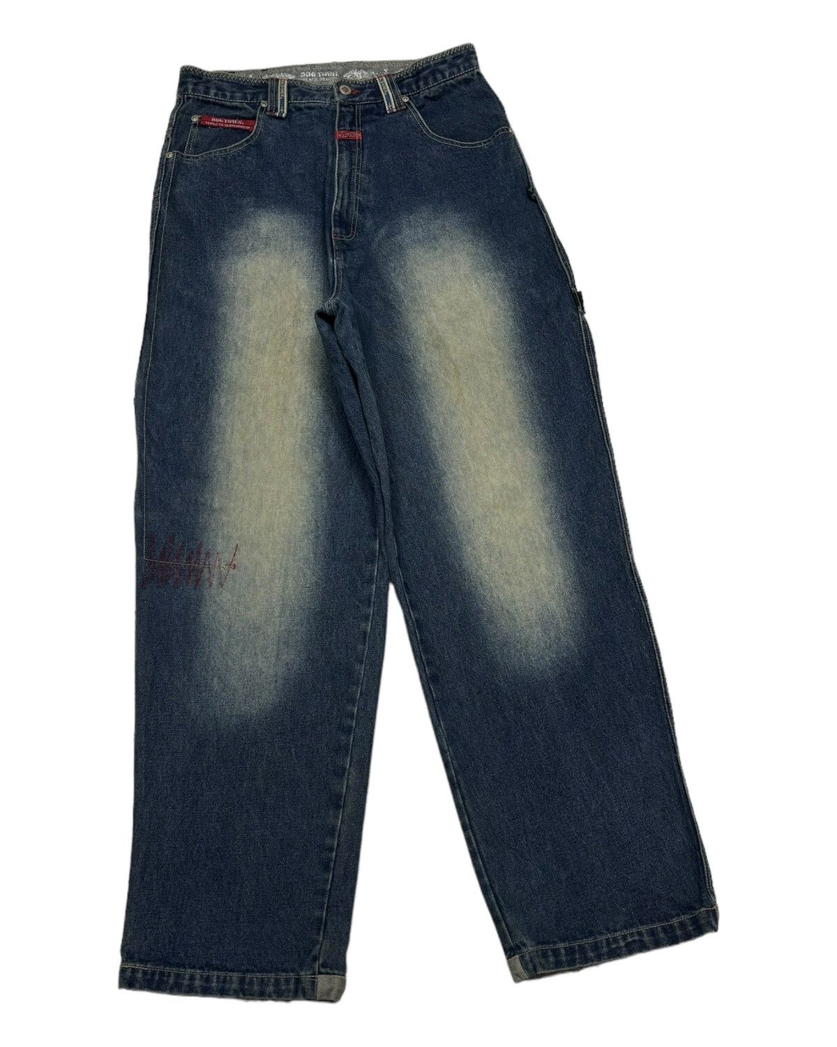 Dogtown × Powell Peralta RARE🔥DOGTOWN SKATEBOARDS BAGGY HIPHOP JEANS BLACK DRAGON Size US 32 / EU 48 - 4 Thumbnail