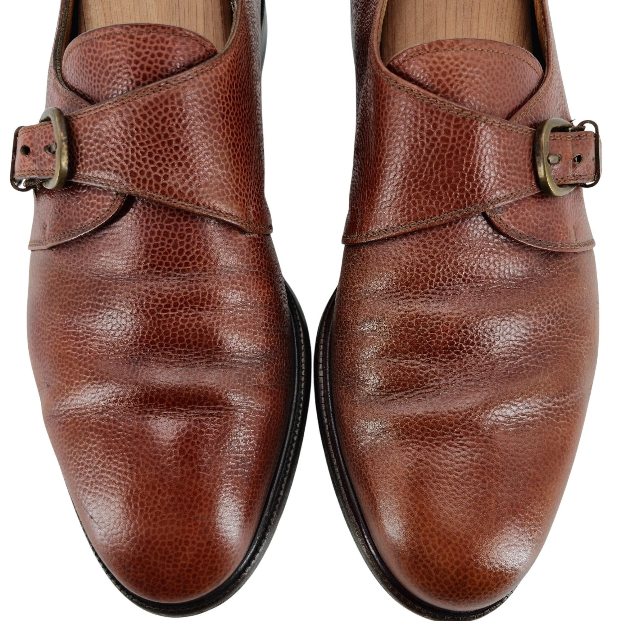 Salvatore Ferragamo Salvatore Ferragamo Italy Dress Shoes Mens 9.5 Brown Leather Size US 9.5 / EU 42-43 - 2 Thumbnail