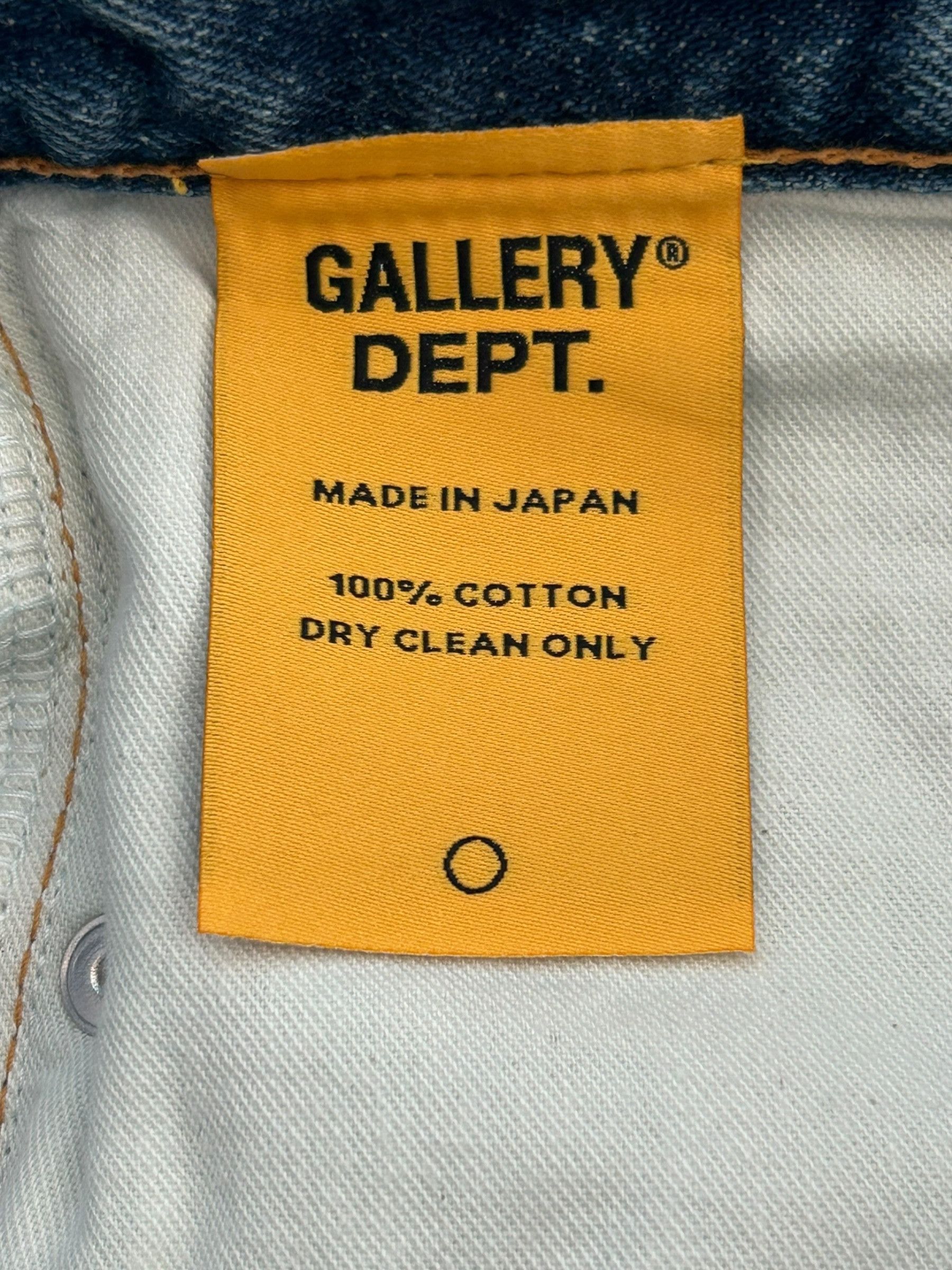 Gallery Dept. Indigo 5001 Vintage Reworked Selvage Denim Jeans Size US 34 / EU 50 - 4 Thumbnail