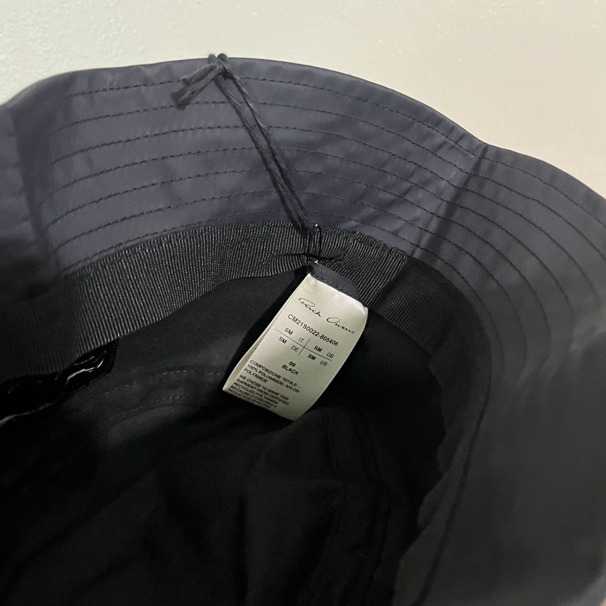 Champion × Rick Owens Nylon Bucket Hat (original release) Size ONE SIZE - 3 Thumbnail