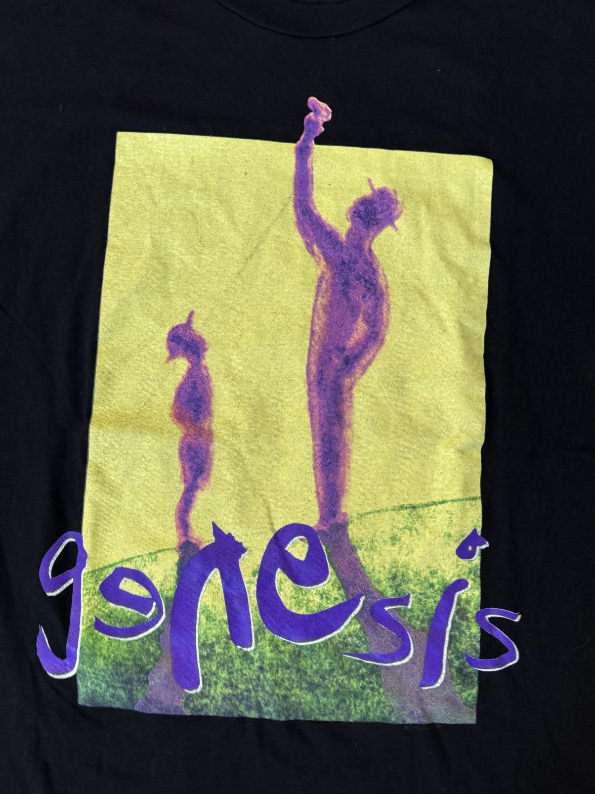 Designer Band Tees × Vintage 90s Vintage Genesis 1992 World Tour Size US XL / EU 56 / 4 - 4 Thumbnail