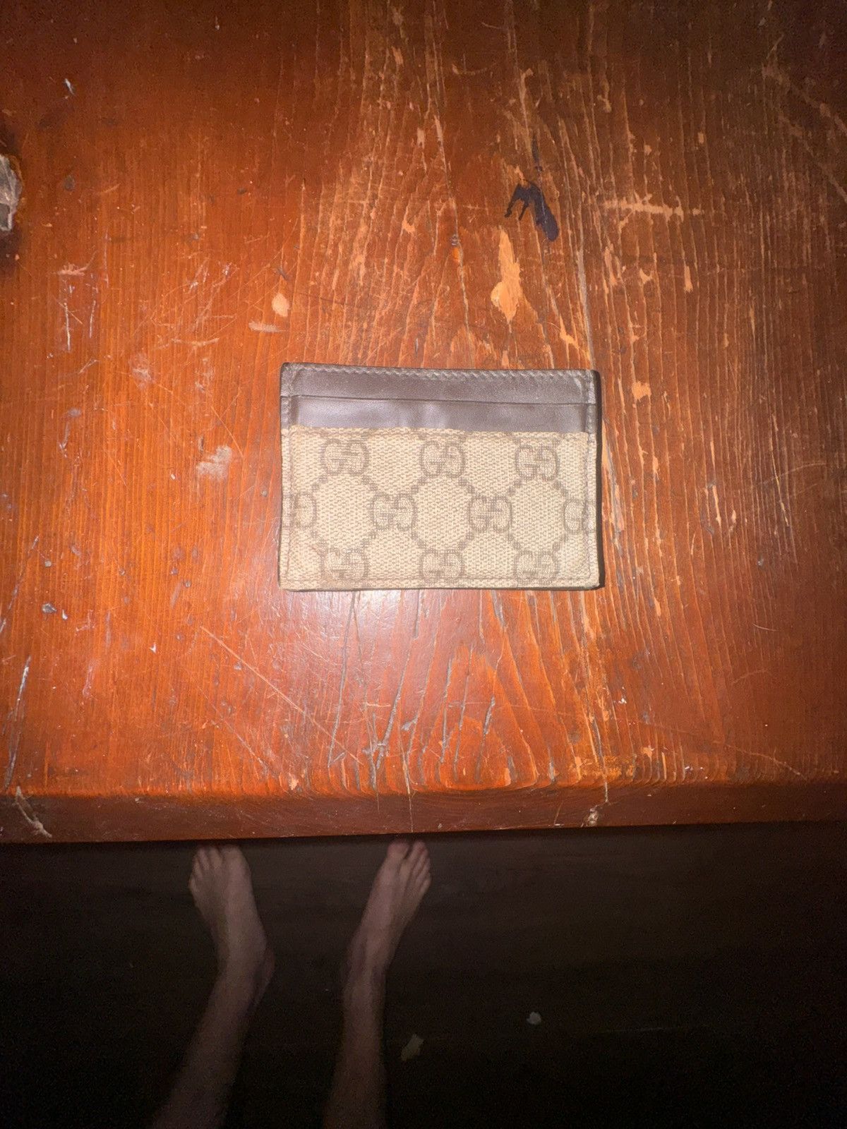 Gucci Gucci supreme GG card holder!! Size ONE SIZE - 1 Thumbnail