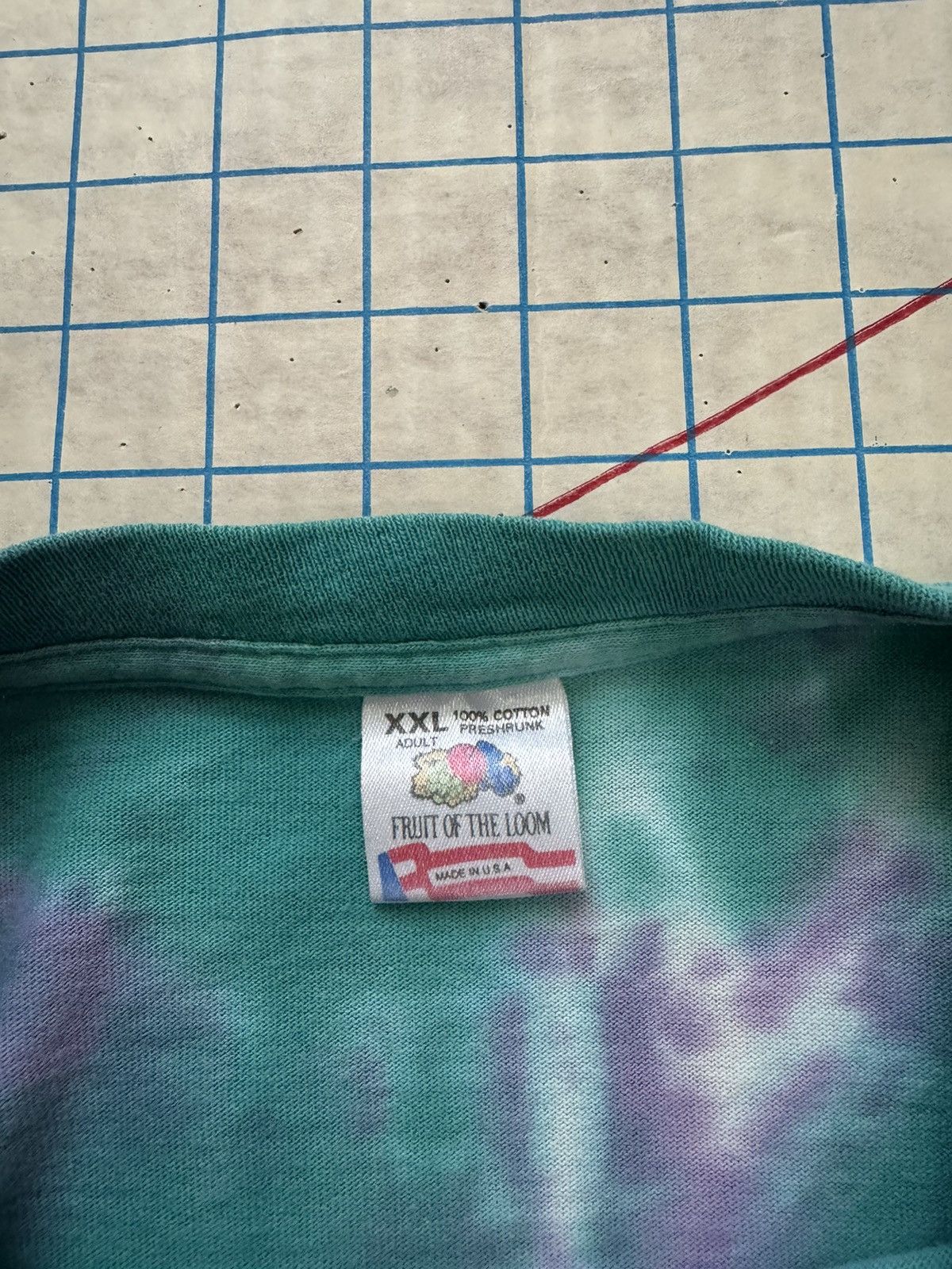 Band Tees × Vintage Vintage Woodstock 94 Tie Dye No Fade Away Rock Tee XXL Size US XXL / EU 58 / 5 - 9 Thumbnail