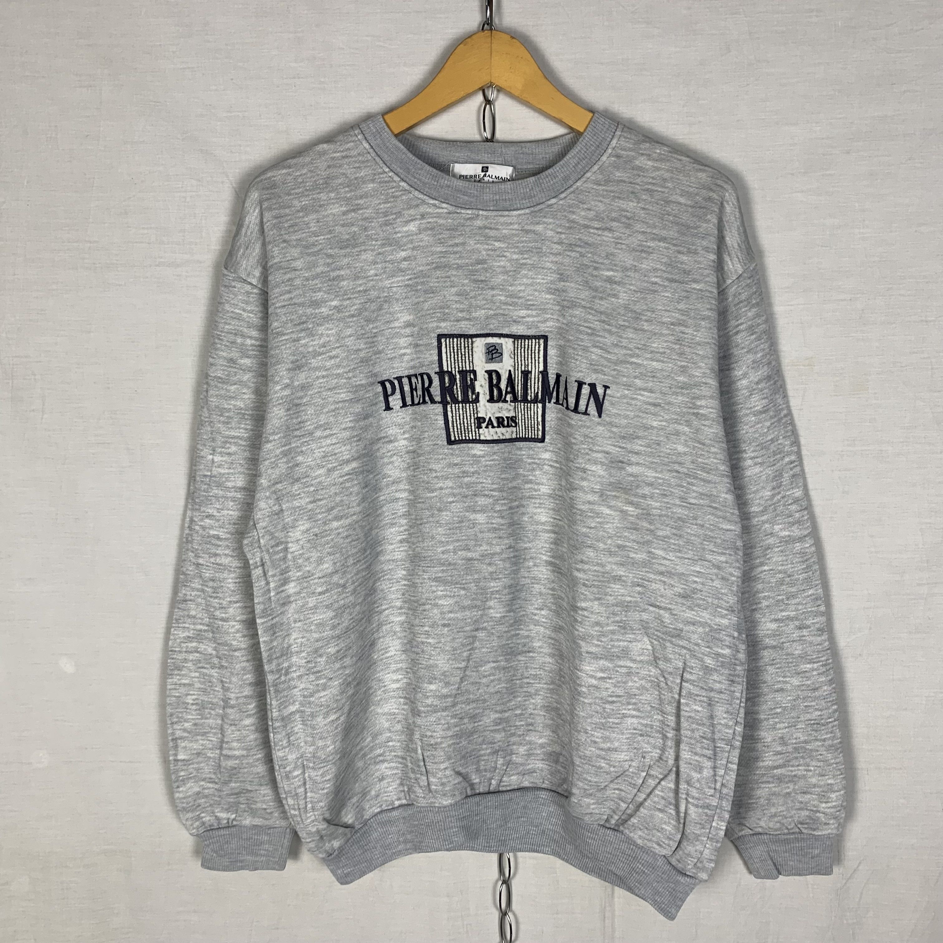 Pierre Balmain Vintage Pierre Balmain Paris Sweatshirt Crewneck Size US M / EU 48-50 / 2 - 1 Thumbnail