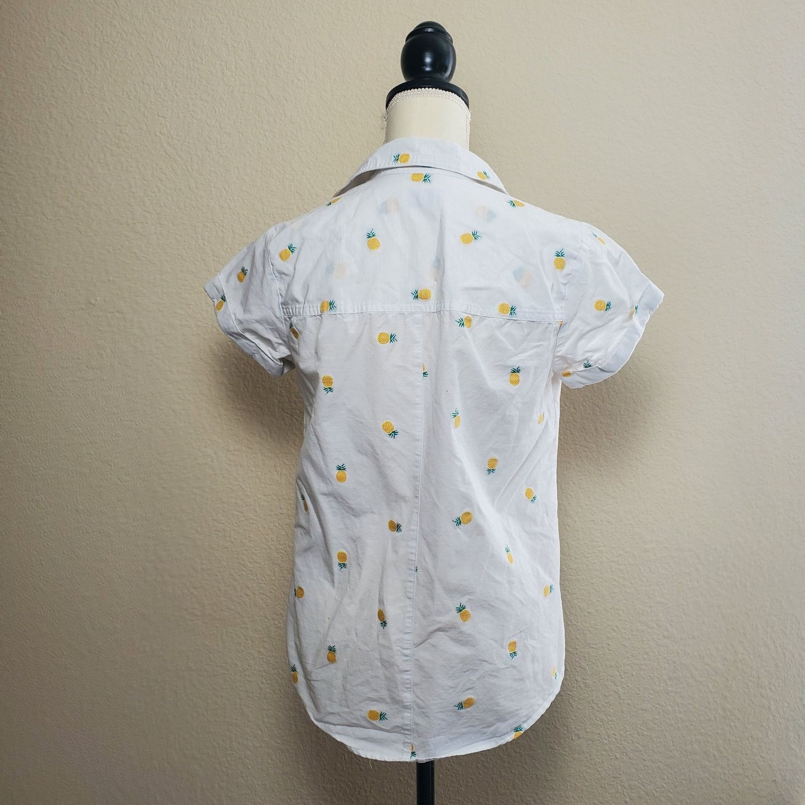 UNTUCKit UnTuckIt Penny Pineapple Collared Blouse XS Size XS / US 0-2 / IT 36-38 - 3 Thumbnail