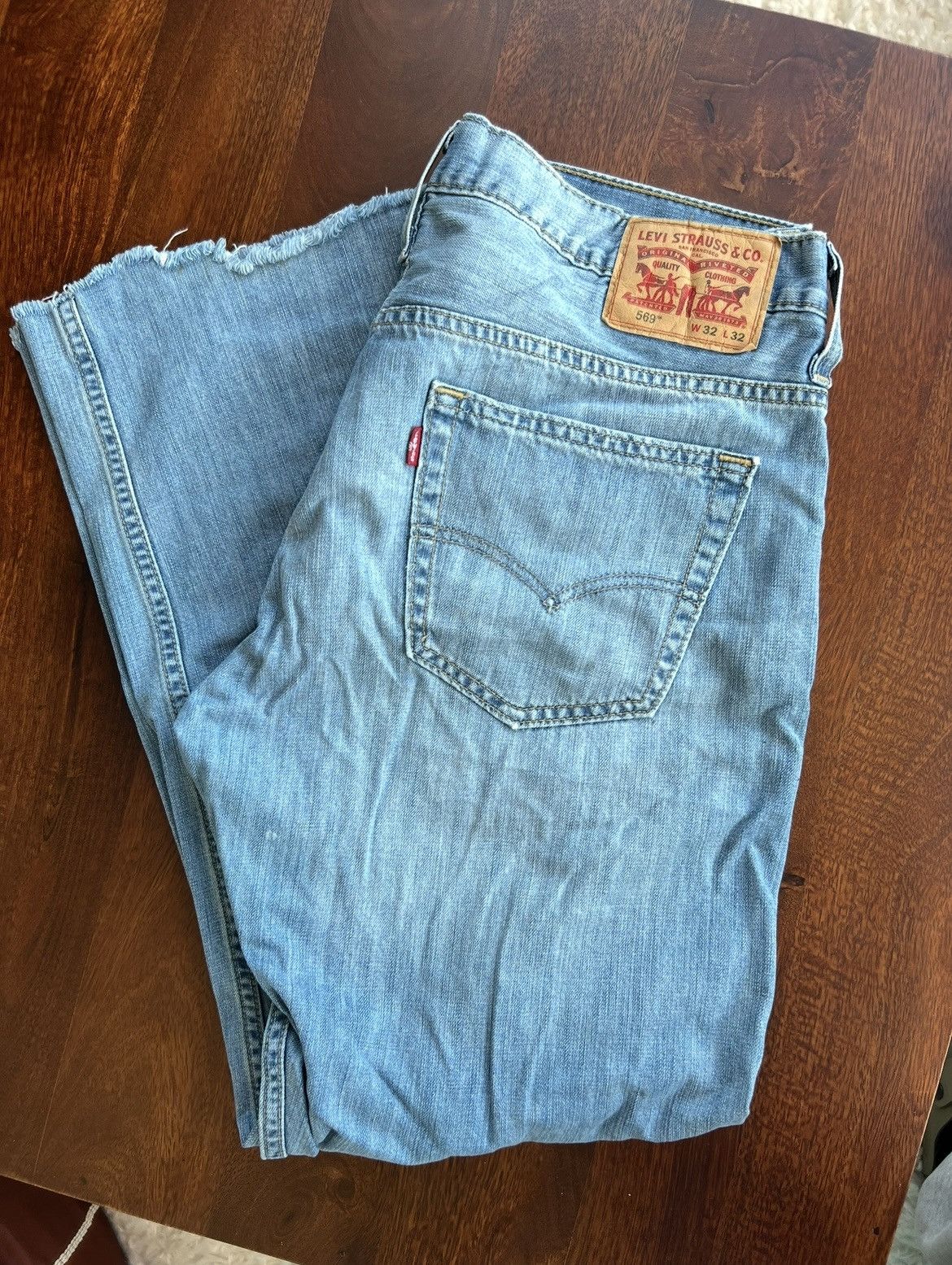Levi's Vintage Clothing Levis 569 wide bootcut fit jeans Size US 32 / EU 48 - 2 Thumbnail