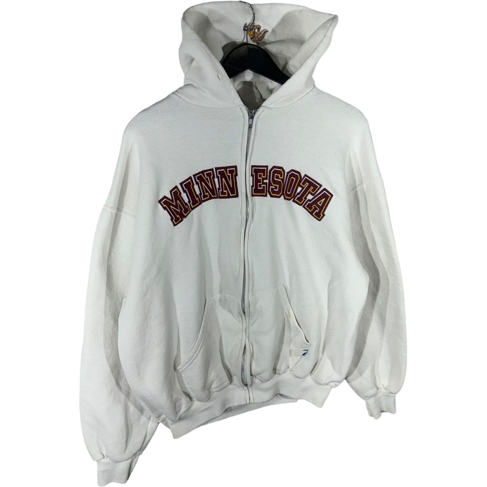 Russell Athletic Russell Minnesota State University Spellout Full Zip Hoodie Size US L / EU 52-54 / 3 - 4 Thumbnail