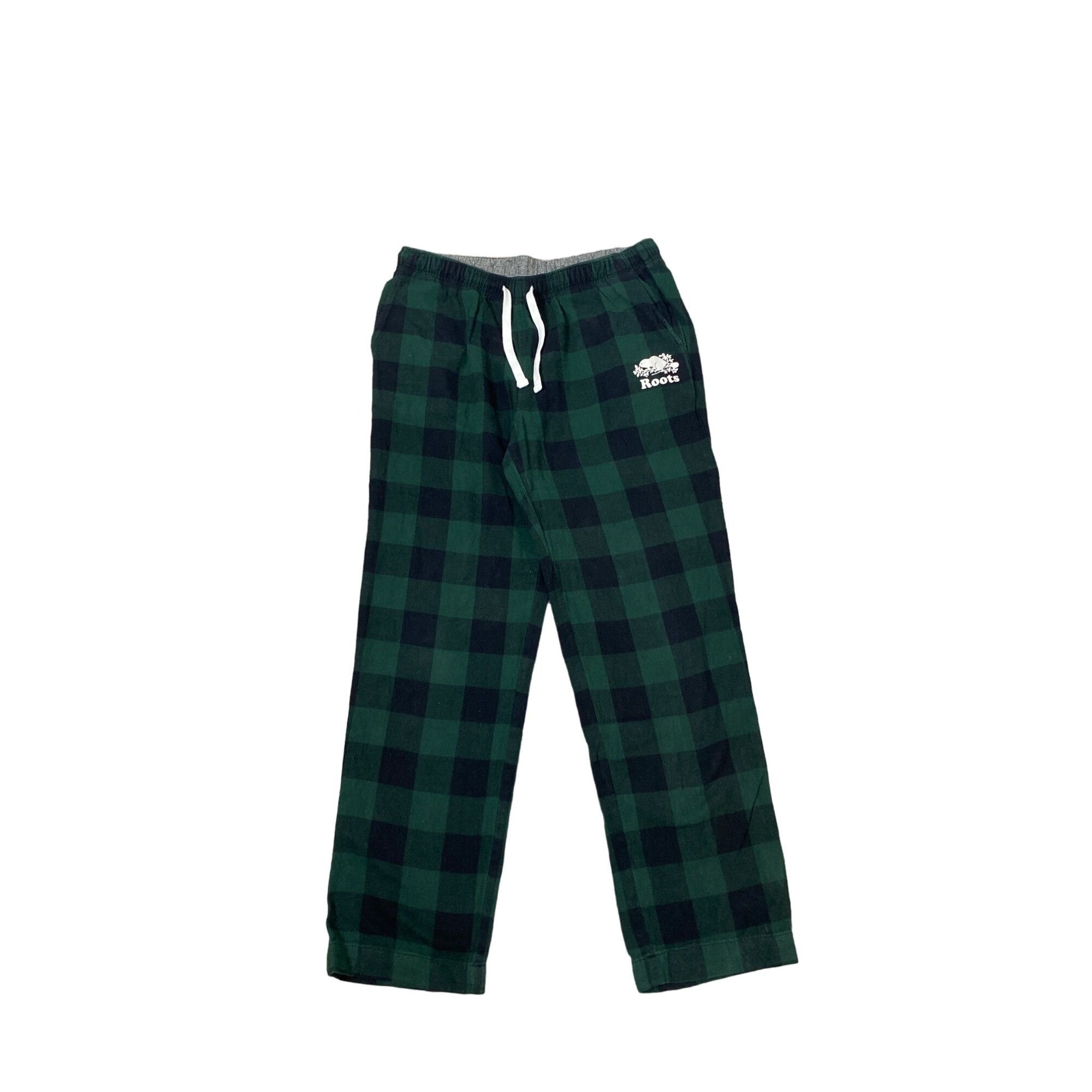 Roots ROOTS OF CANADA MEN'S GREEN/BLUE BUFFALO PLAID LOUNGE PAJAMA Size US 30 / EU 46 - 2 Thumbnail