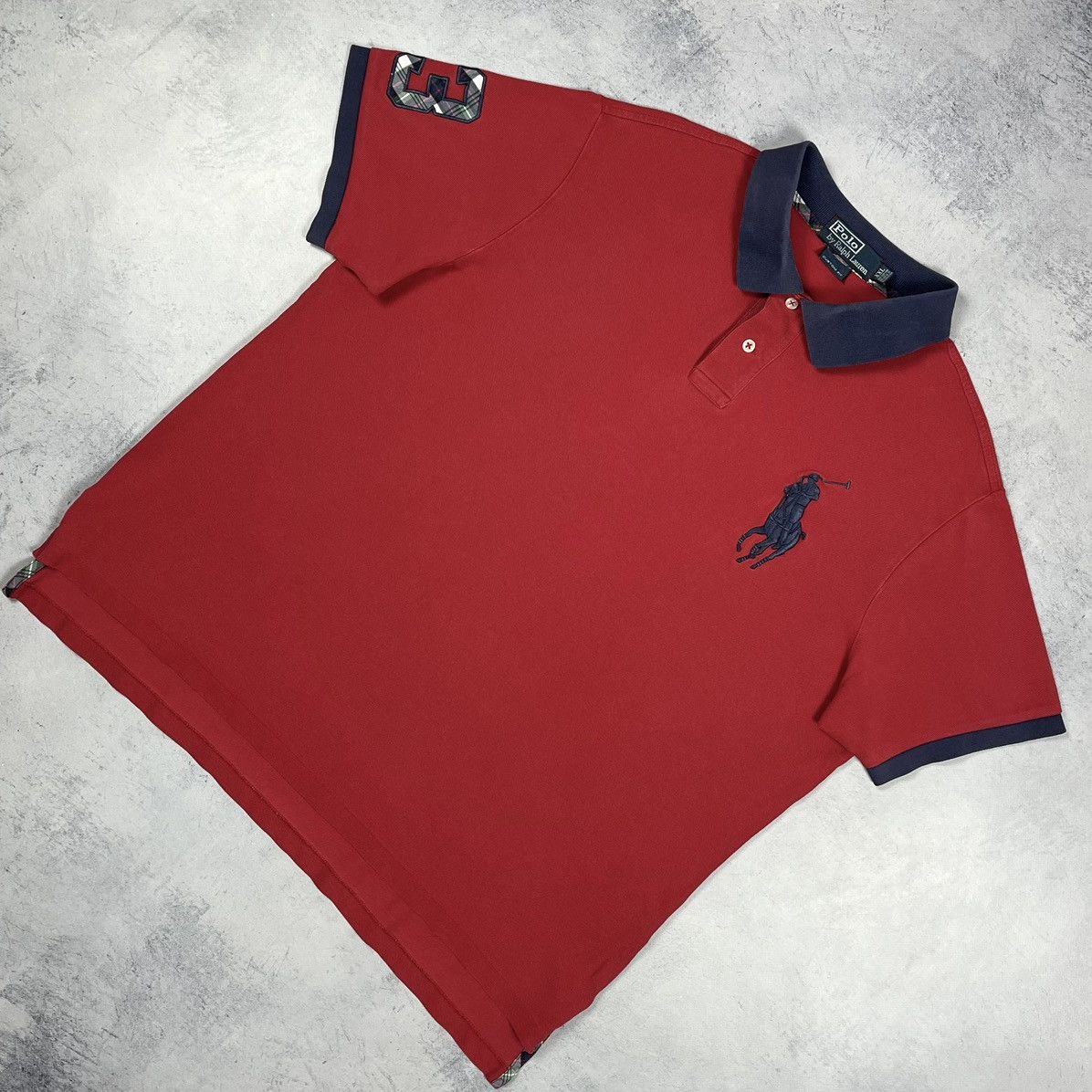 Polo Ralph Lauren Vintage Polo Ralph Lauren 3 Big Logo rugby Polo Shirt 00’s Size US XL / EU 56 / 4 - 1 Thumbnail