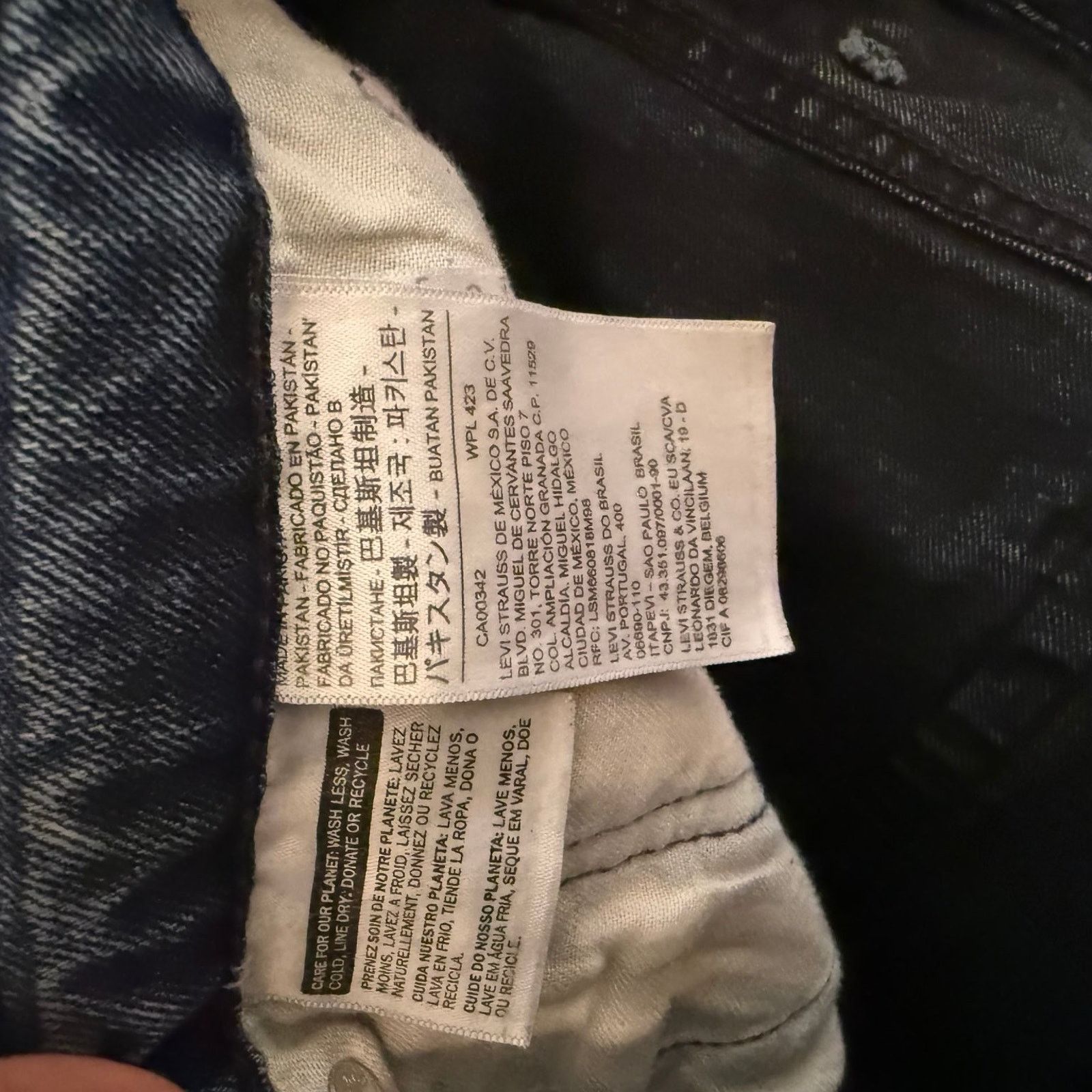 Levi's Levi's 550 Men's Jeans Blue Denim Relaxed Straight Leg 34x32 Size US 34 / EU 50 - 8 Thumbnail