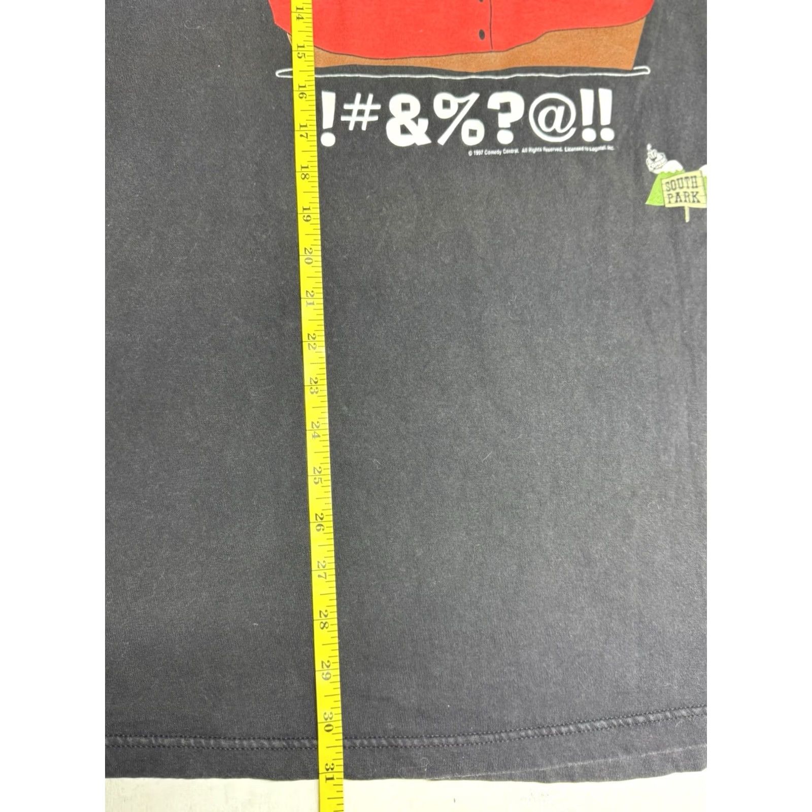 Tultex VINTAGE South Park 1997 Comedy Central Black T Shirt Cartman Mens XL Tultex Shirt Size US XL / EU 56 / 4 - 6 Thumbnail