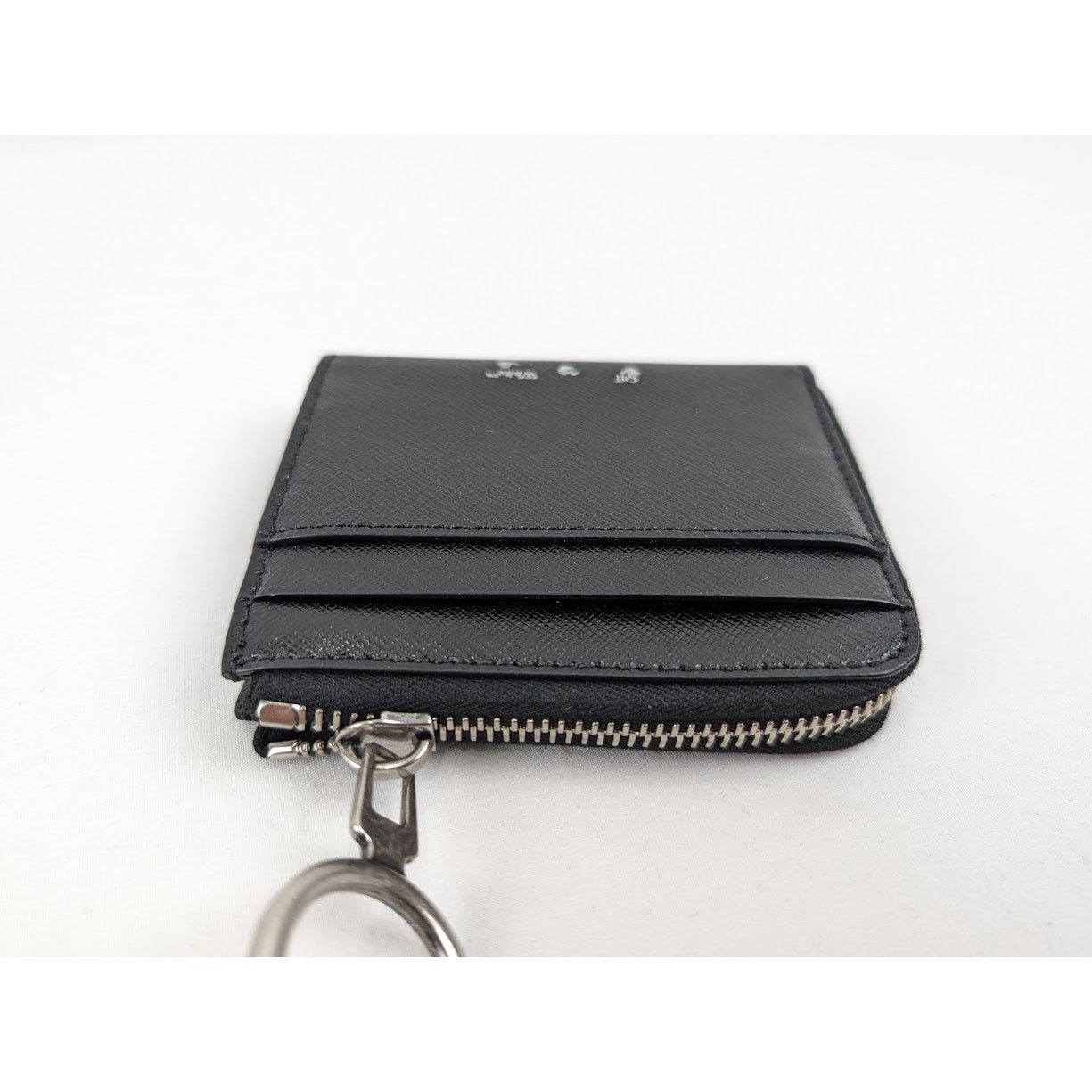 Off-White o1rshd1 Size: OS / Binder Diag Saff Zip Wallet in Black Size ONE SIZE - 6 Thumbnail