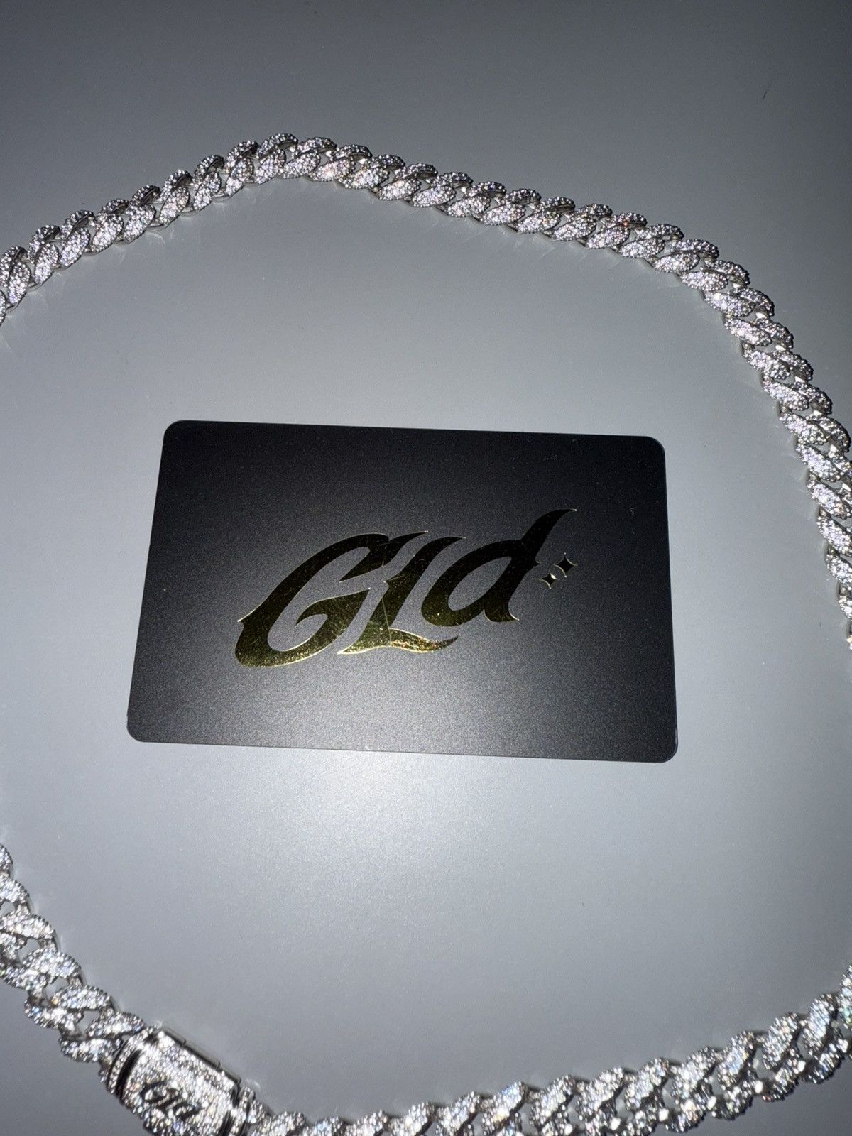 Other GLD Diamond Cuban Chain in White Gold - 8.5mm Size ONE SIZE - 7 Thumbnail
