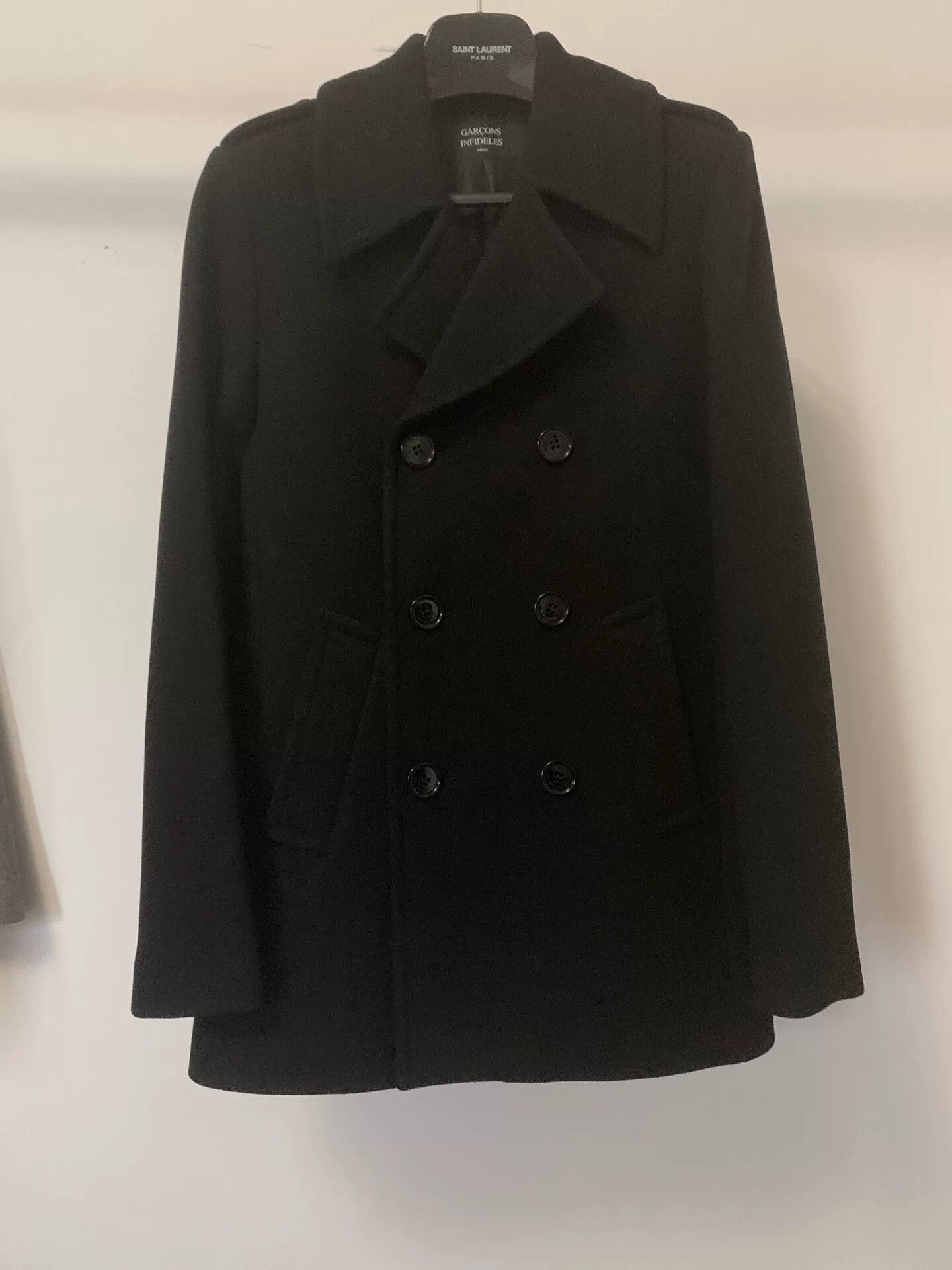 GARCONS INFIDELES Garcons Infideles Double-Breasted Wool Coat Size US S / EU 44-46 / 1 - 1 Preview