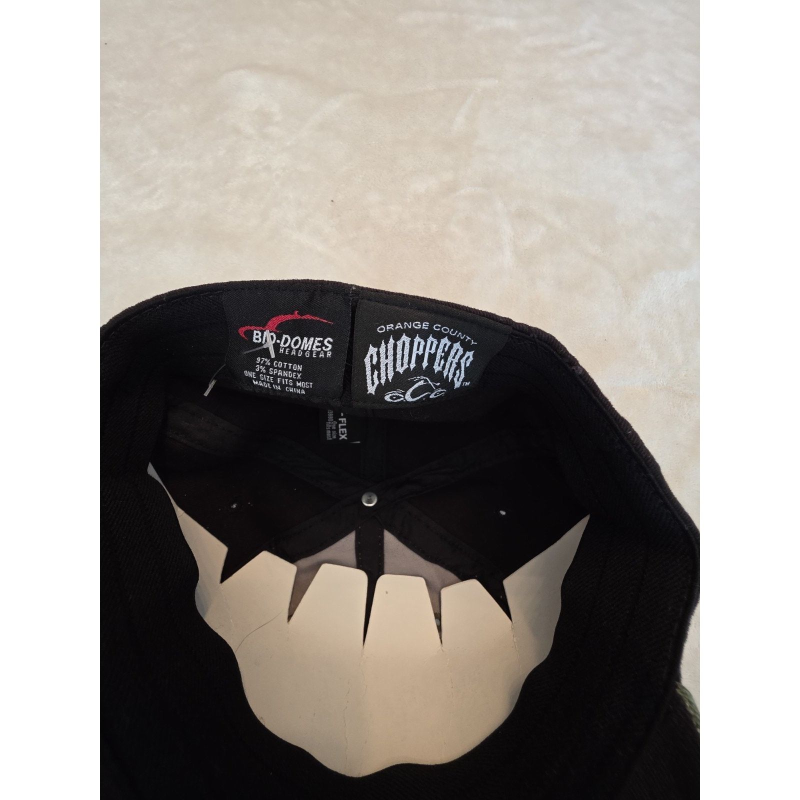 Other OCC Orange County Choppers Bio Domes Headgear Flex Fit NY Size ONE SIZE - 5 Thumbnail