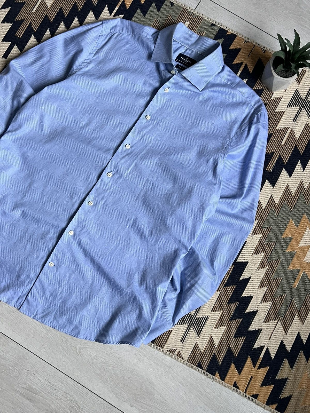 Hackett Hackett London Button Up Luxury Shirt Size US M / EU 48-50 / 2 - 3 Thumbnail