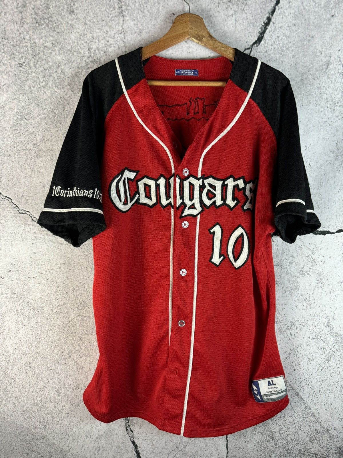 Other Vintage Houston Cougars Baseball Jersey Made in USA Size US XL / EU 56 / 4 - 1 Thumbnail