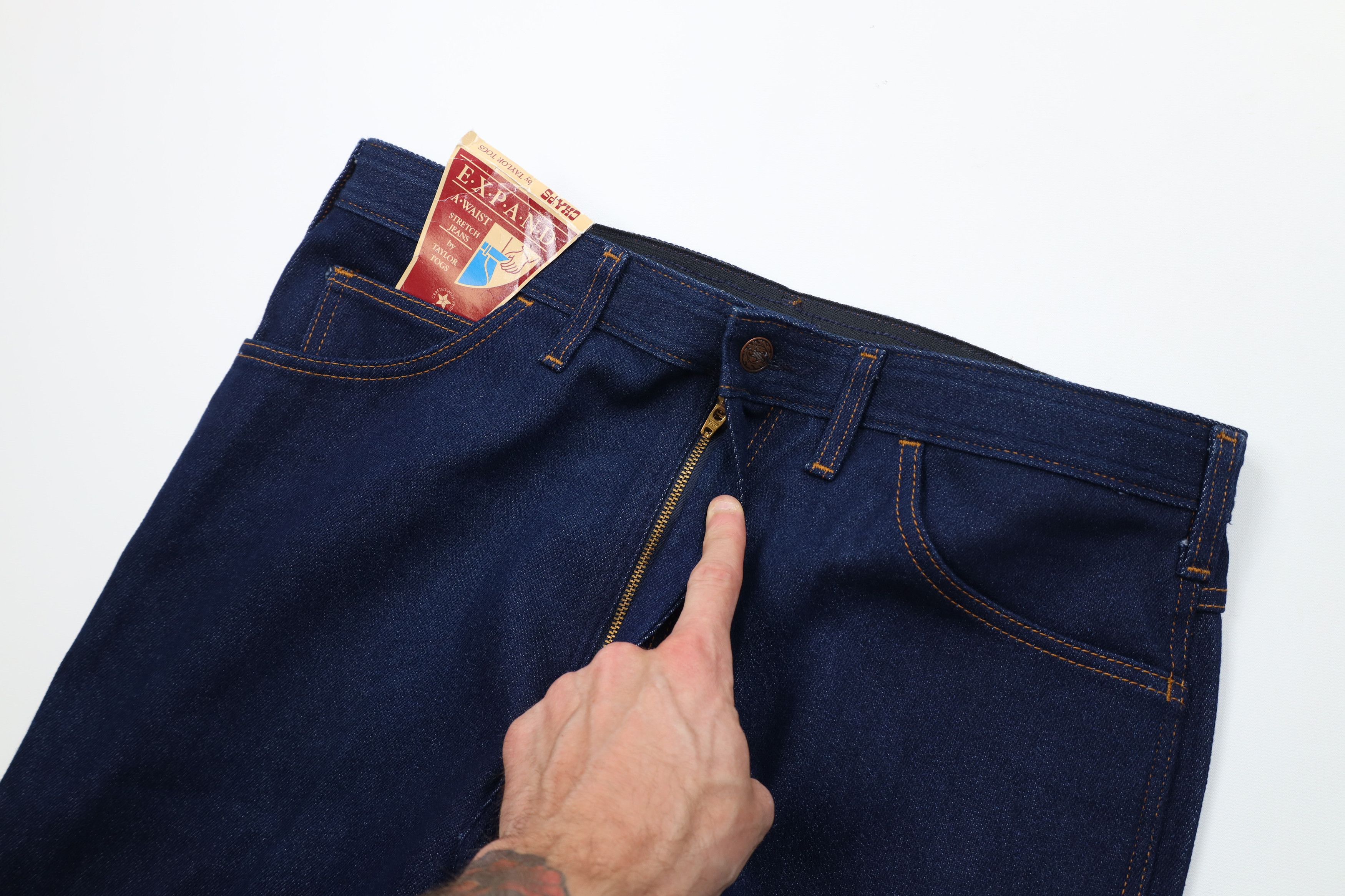 Vintage Deadstock Vintage 70s Streetwear Denim Jeans Blue USA Size US 36 / EU 52 - 6 Thumbnail