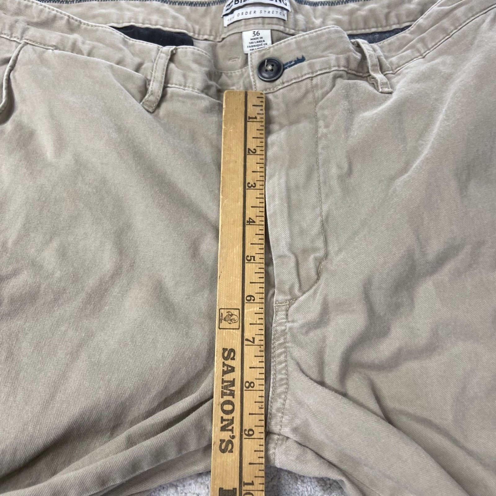 Billabong Billabong New Order Chino Pants Mens 36 Beige Straight Leg Size US 36 / EU 52 - 5 Thumbnail