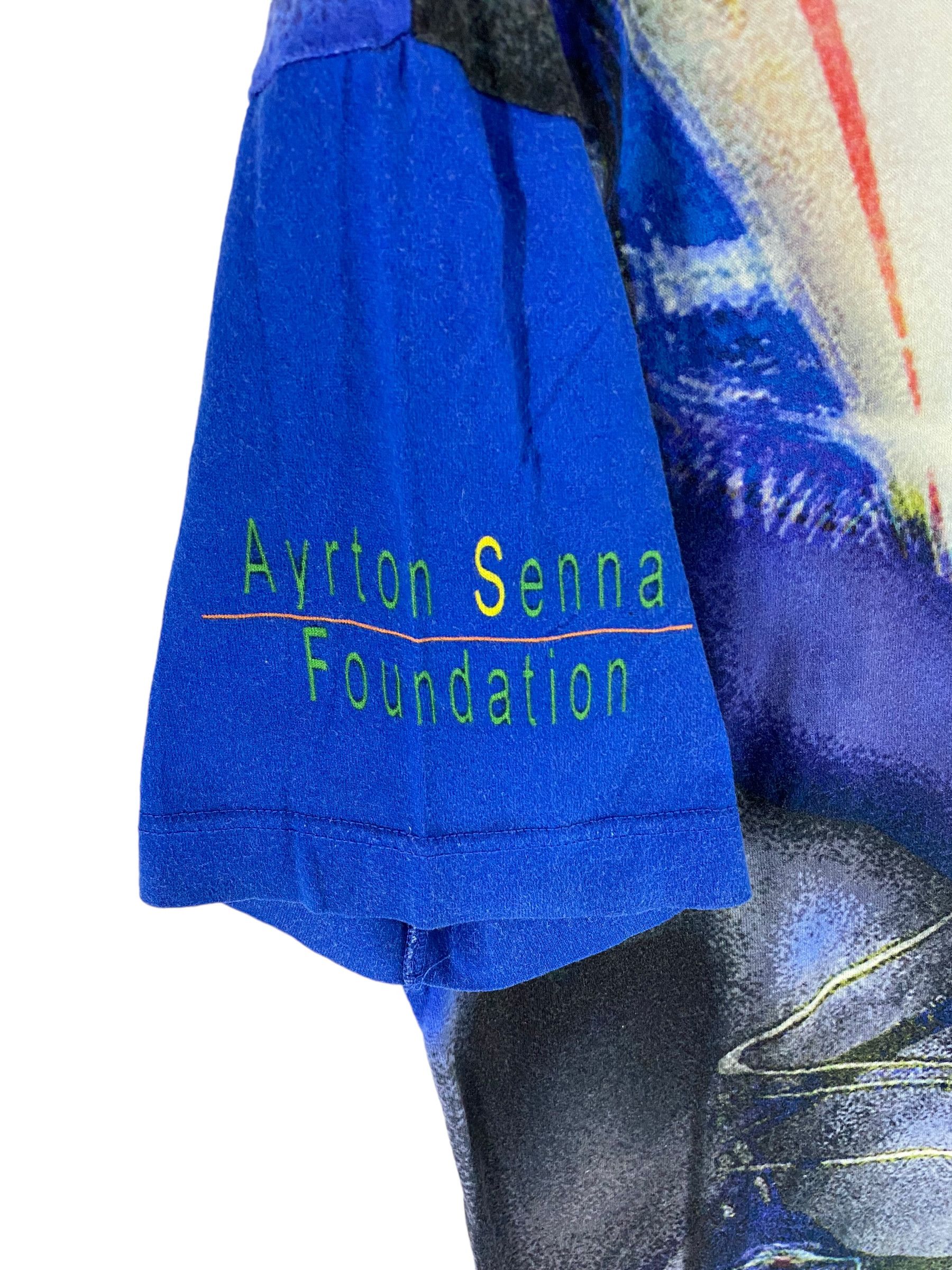 Formula 1 × Vintage 90s Ayrton Senna Rothmans F1 allover print shirt Size US M / EU 48-50 / 2 - 6 Thumbnail