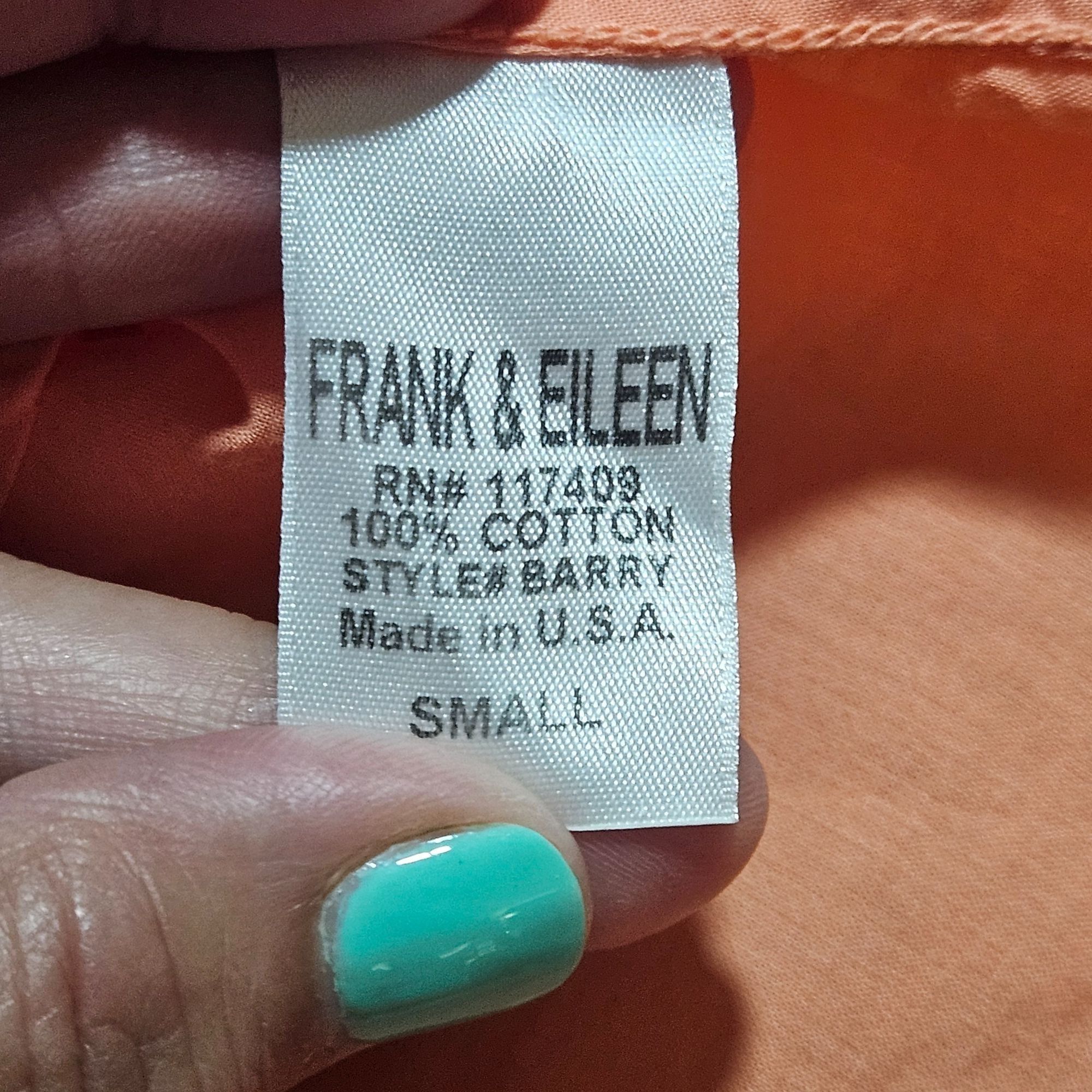Frank & Eileen Frank & Eileen Button-Up Shirt Coral Pink Small Coastal Chic Size S / US 4 / IT 40 - 13 Thumbnail