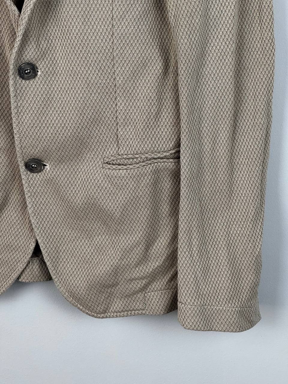 Designer Falconeri Luxury Casual Cotton Beige Blazer Jacket Size US M / EU 48-50 / 2 - 6 Thumbnail