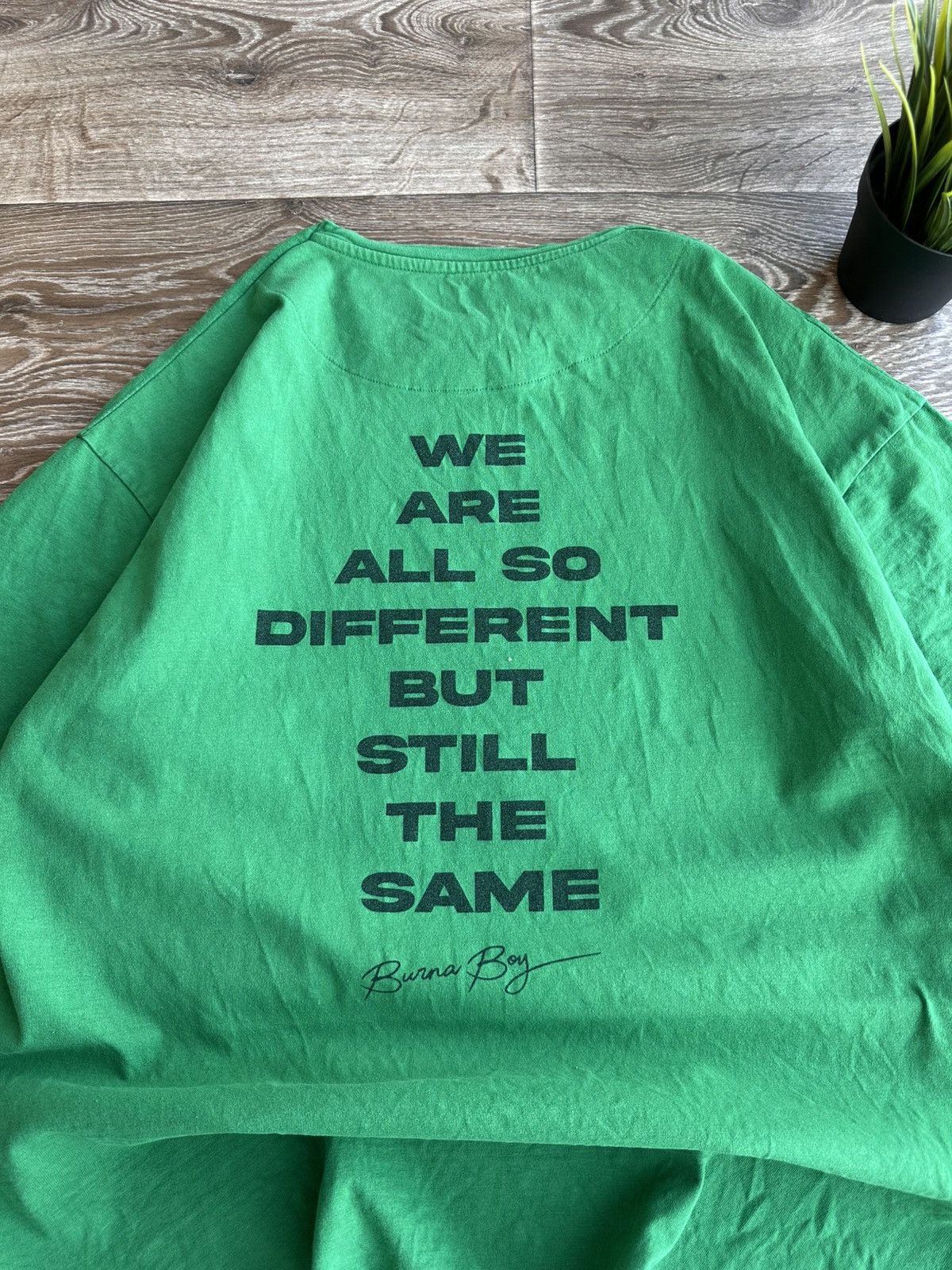 Boohoo 🔥 Burna Boy x boohooMAN Twice As Tall Tour Dates Graphic Tee Size US M / EU 48-50 / 2 - 5 Thumbnail