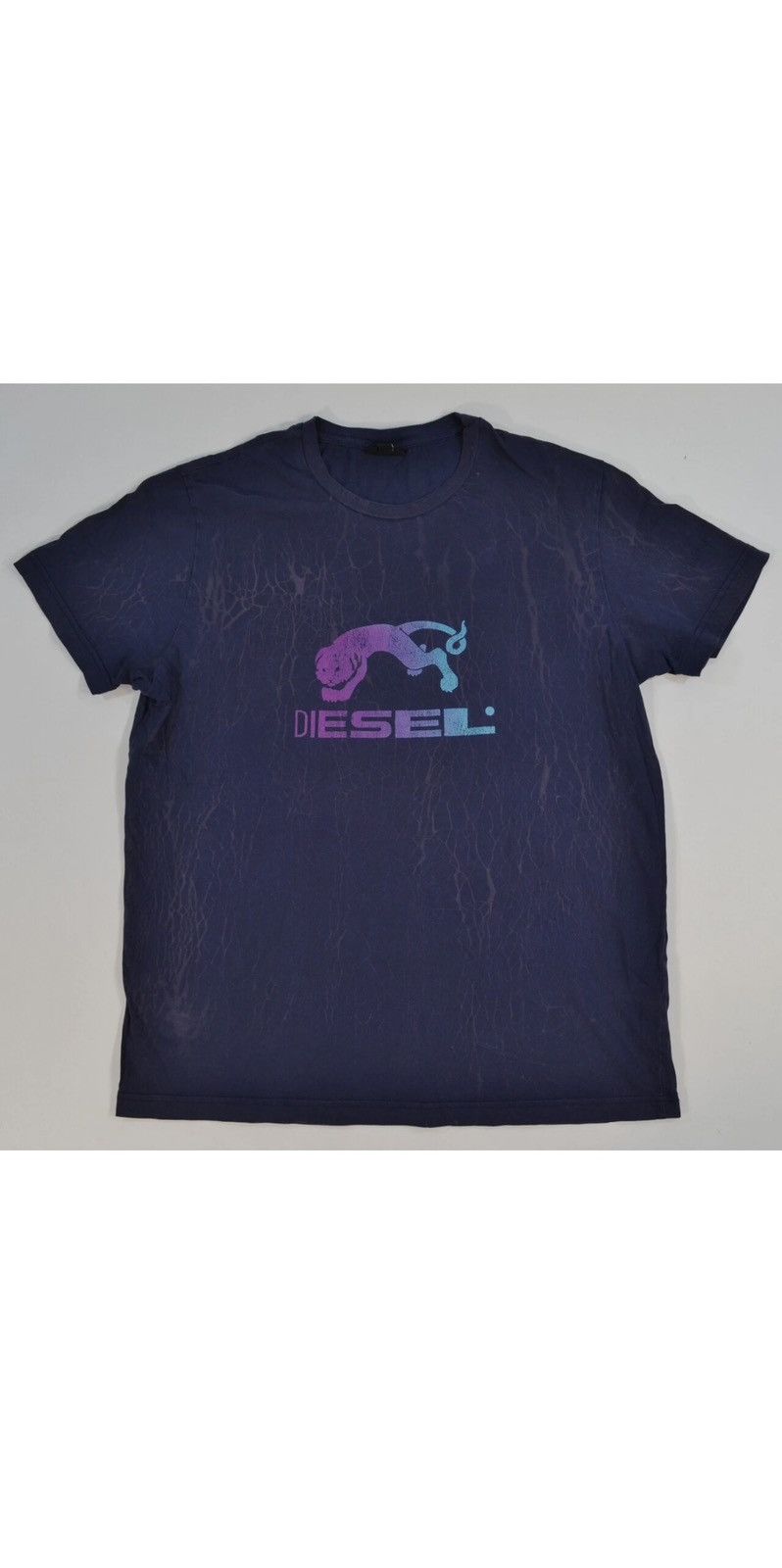 Diesel Vintage Diesel Gradient Tiger Logo Tee Size US L / EU 52-54 / 3 - 1 Thumbnail