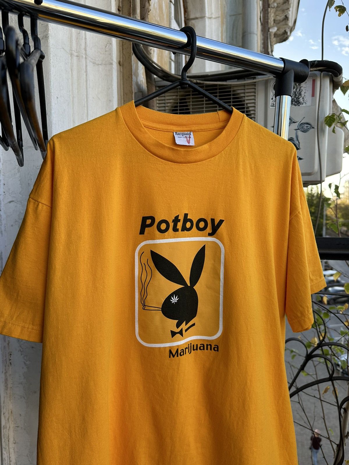 Other Vintage Marijuana T-shirt cannabis like Marlboro potboy Size US XL / EU 56 / 4 - 2 Thumbnail
