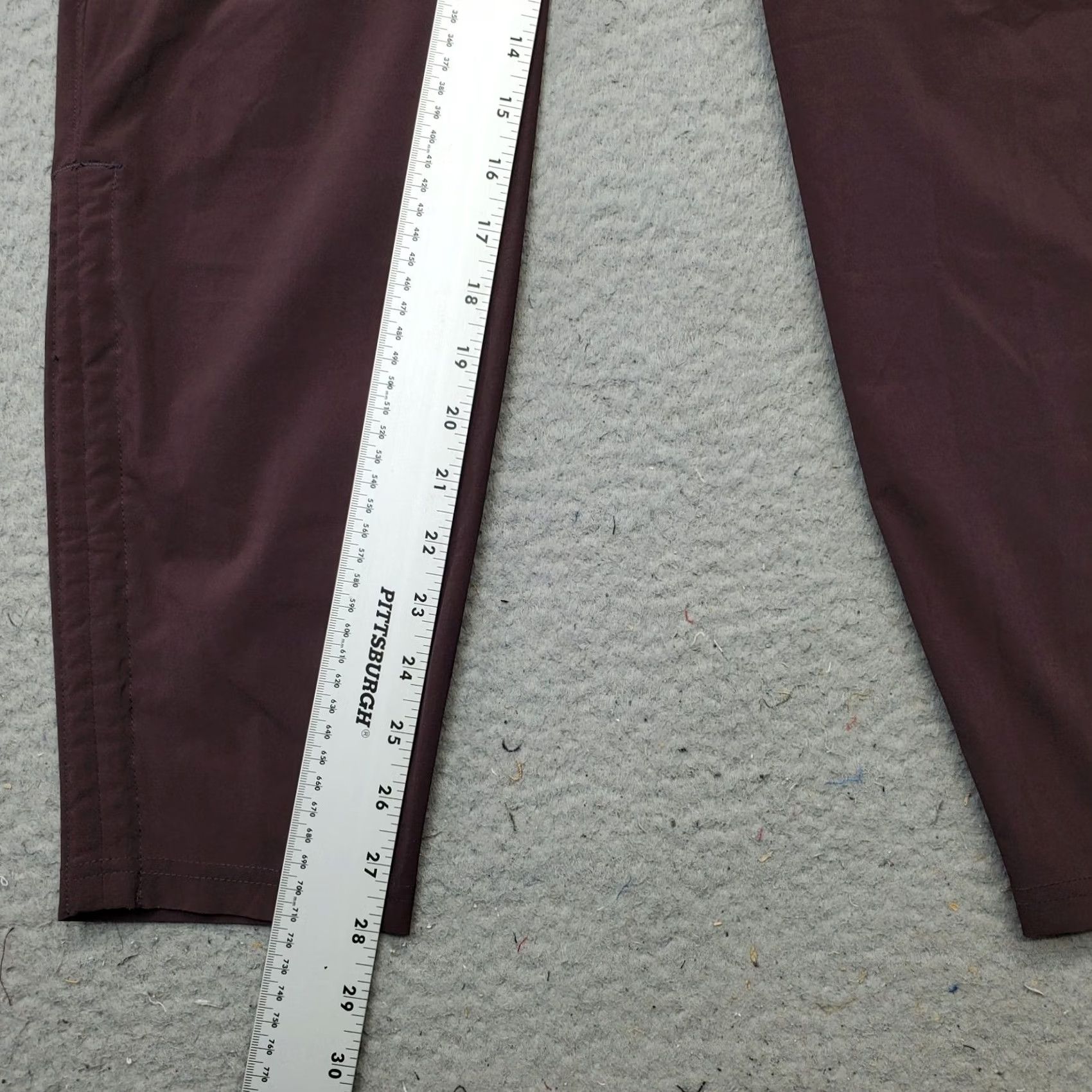 Athleta Athleta Womens Sweatpants 4 Purple Relaxed Elastic Waist Zip Pocket Tapered Leg - Size 4 - Pant, Casual, Activewear, Travel, 28 Inseam Size 27" / US 4 / IT 40 - 4 Thumbnail