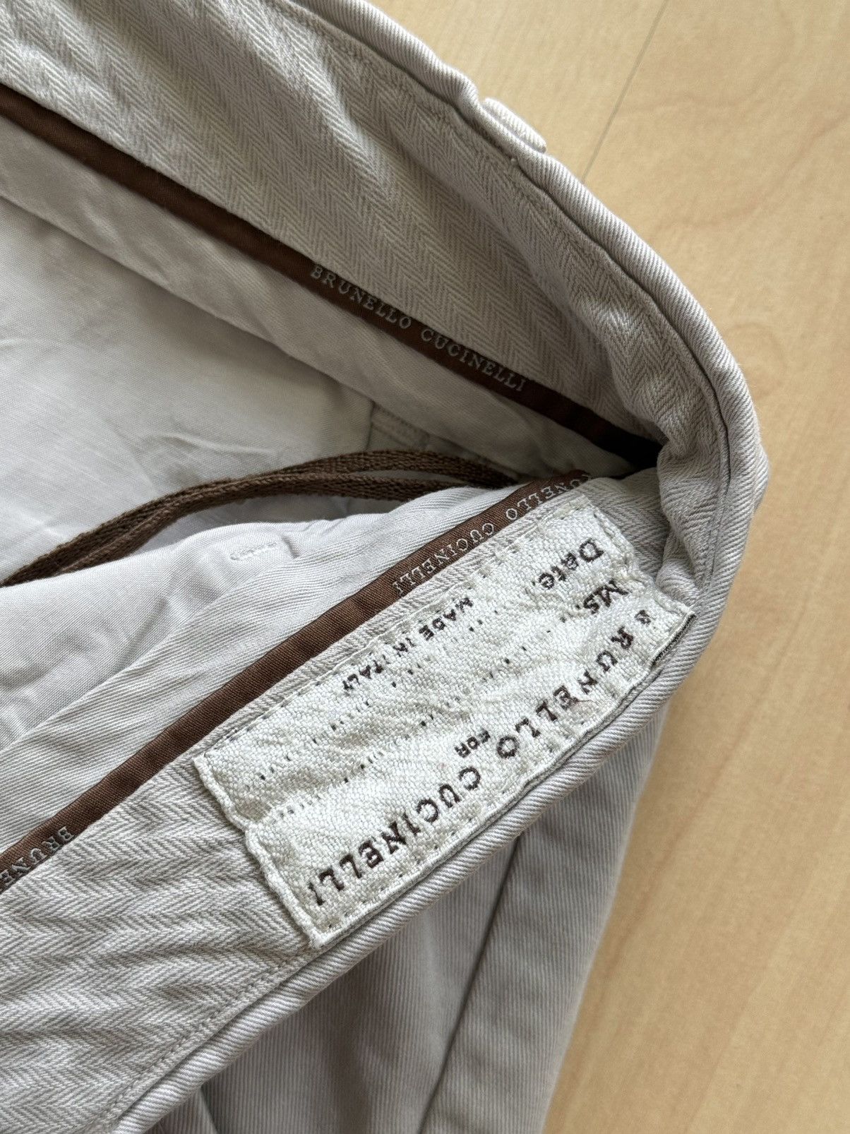 Brunello Cucinelli Brunello Cucinelli trousers chino pants w’s Size 34" / US 12 / IT 48 - 3 Thumbnail