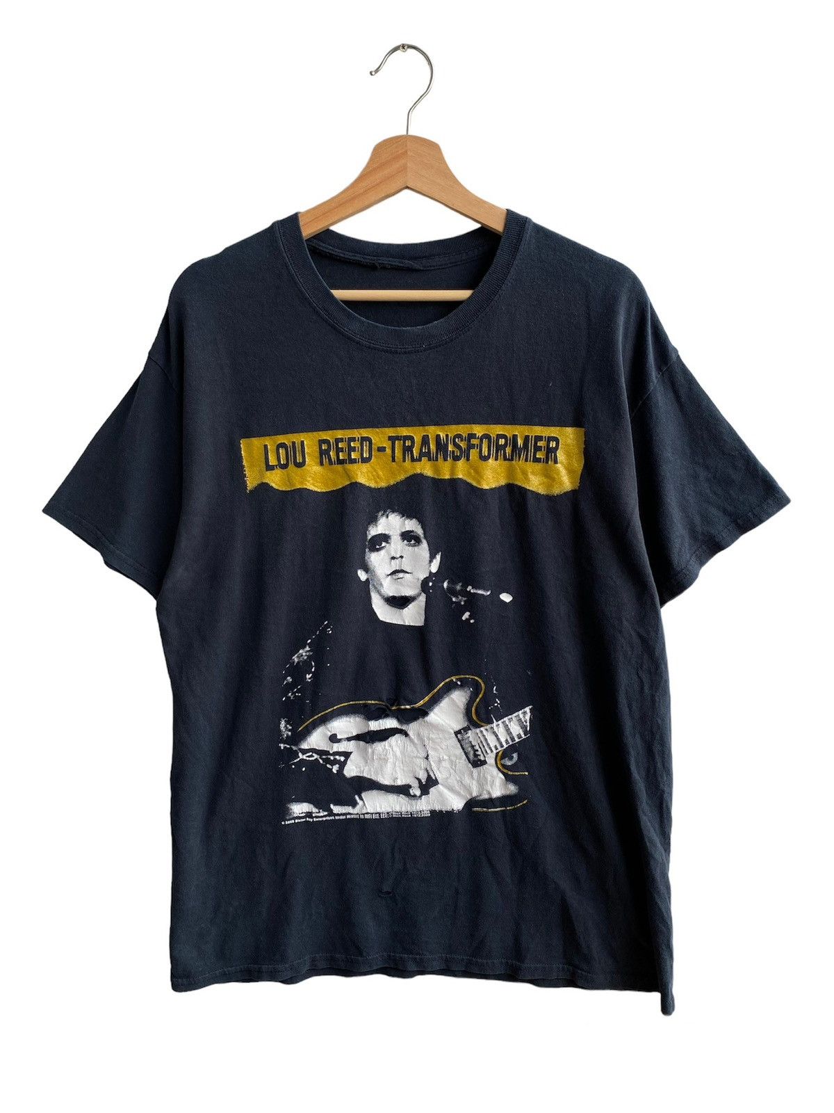 Band Tees × Vintage Vintage Distressed Lou Reed Transformer band tee Size US L / EU 52-54 / 3 - 1 Thumbnail