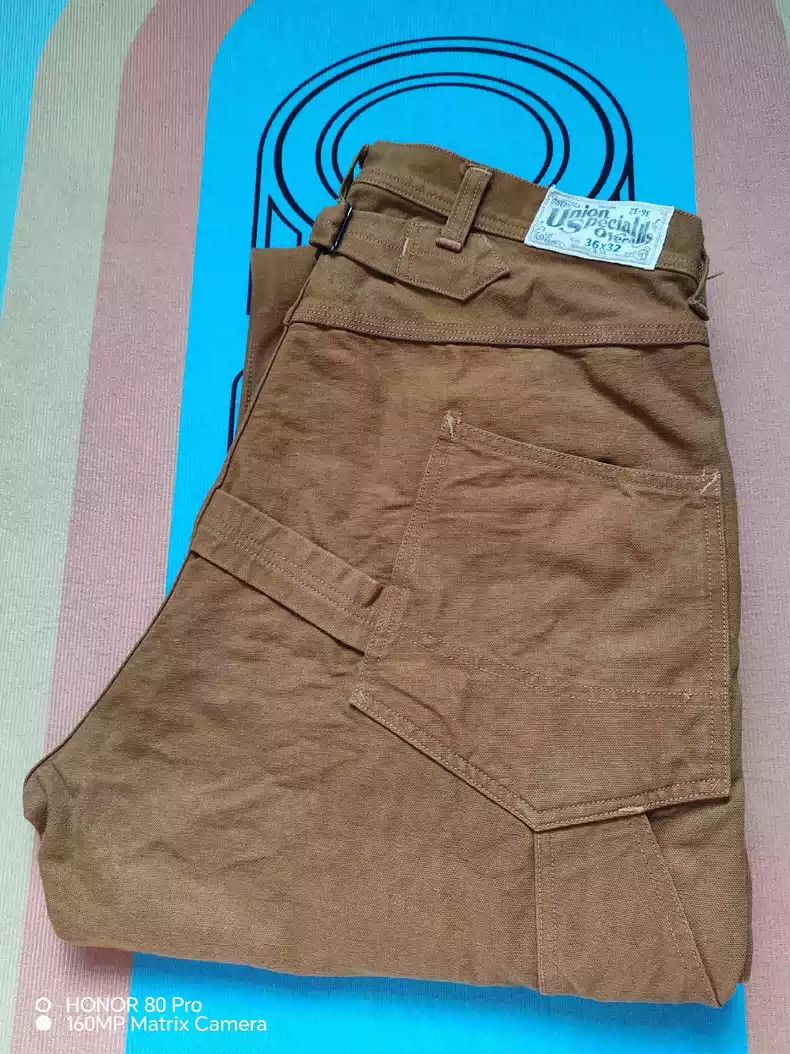 image of Freewheelers Brown Underground Overalls, Men's (Size 36)