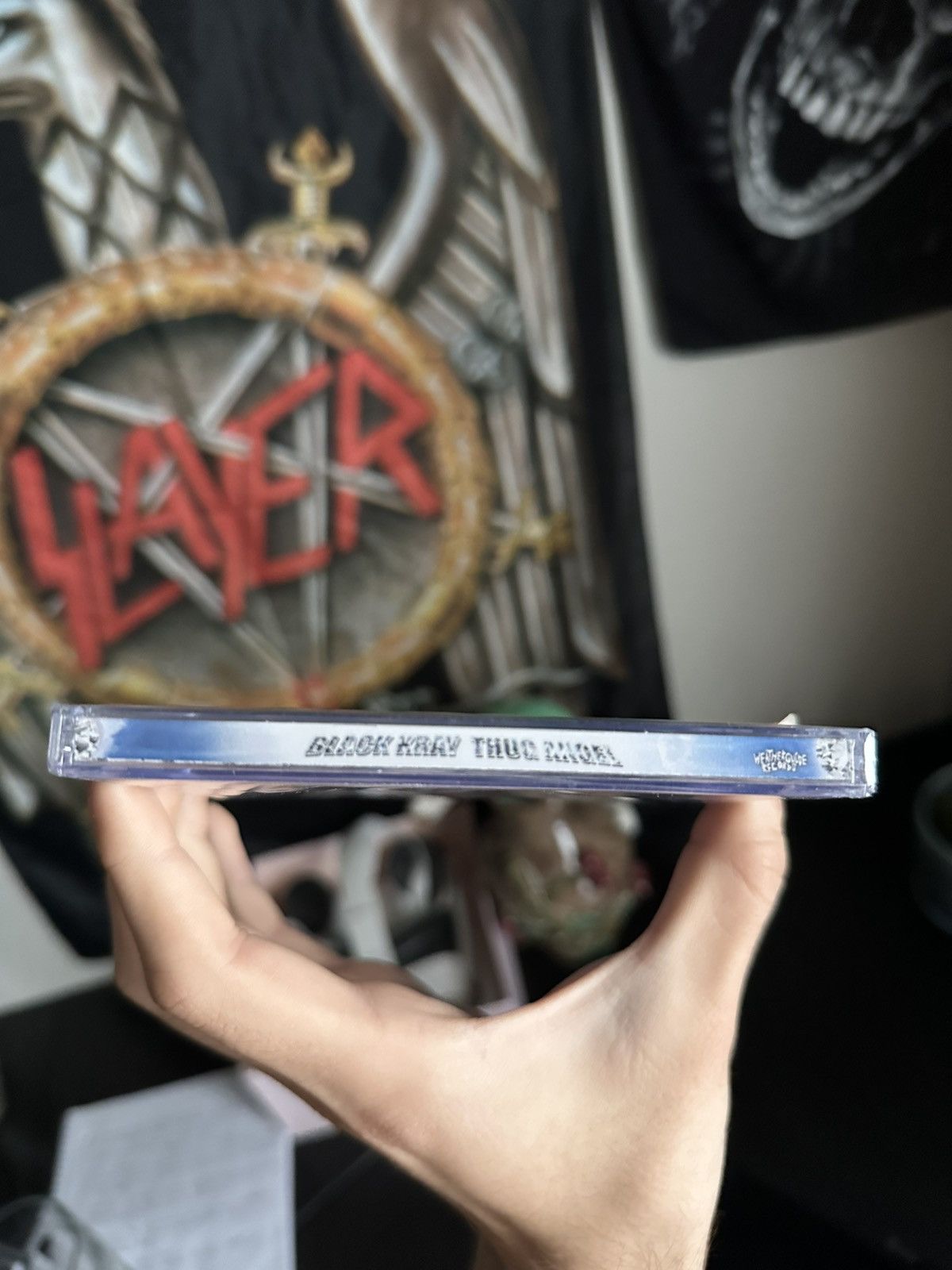 Drain Gang × Goth Money Black Kray Goth Money Records Thug Angel CD Size ONE SIZE - 3 Thumbnail