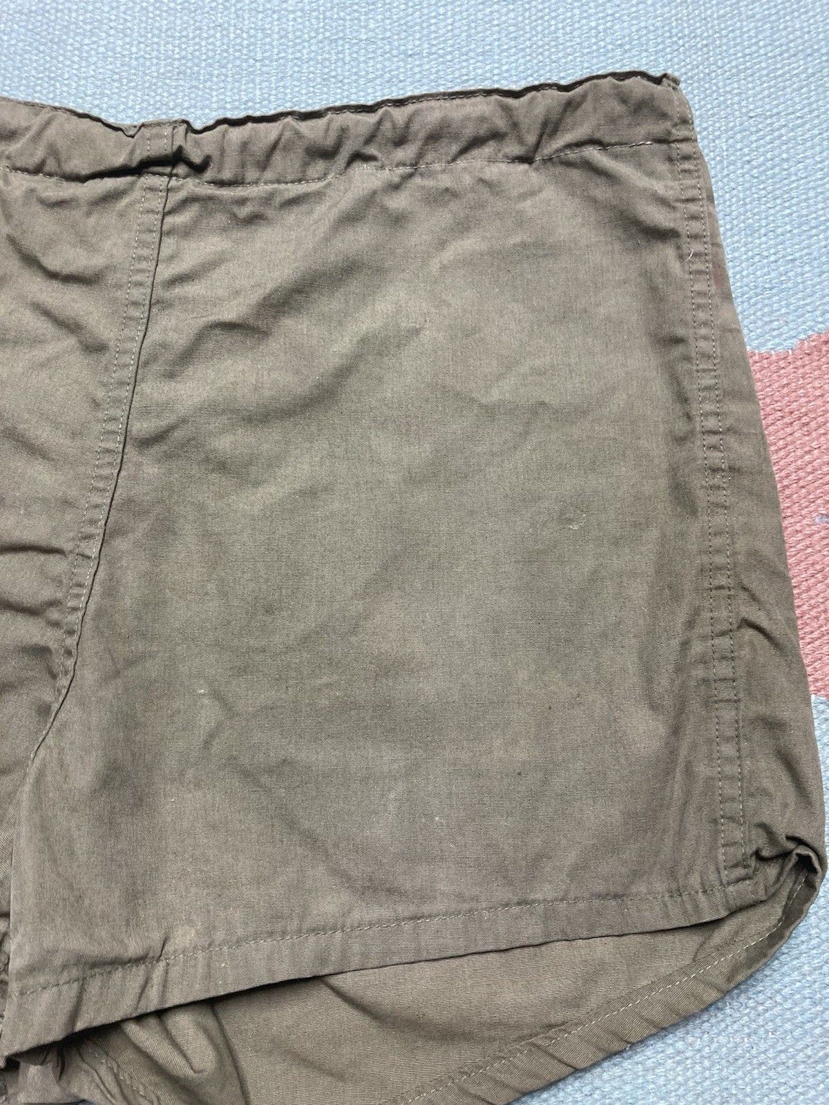 Vintage 1940s athletic shorts swim trunks? Military? WW2 cotton 31 Size US 31 - 2 Thumbnail